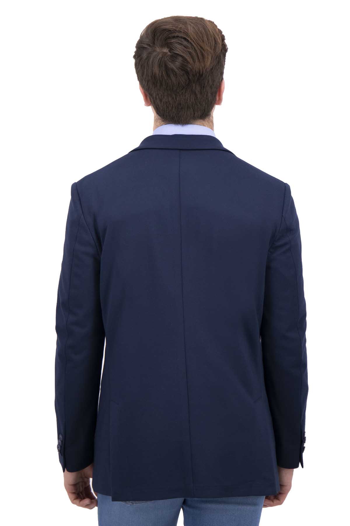 SACO SPORT AZUL SLIM FIT LMENTAL image number 2