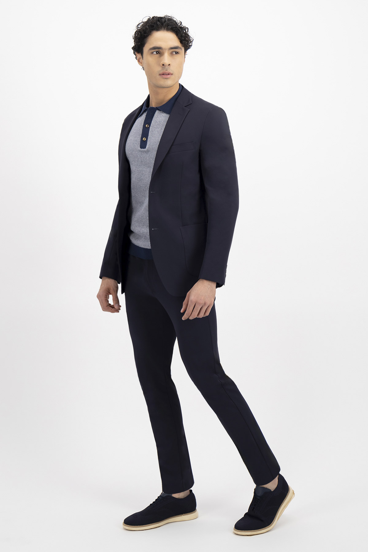 traje separate techno slim fit lmental