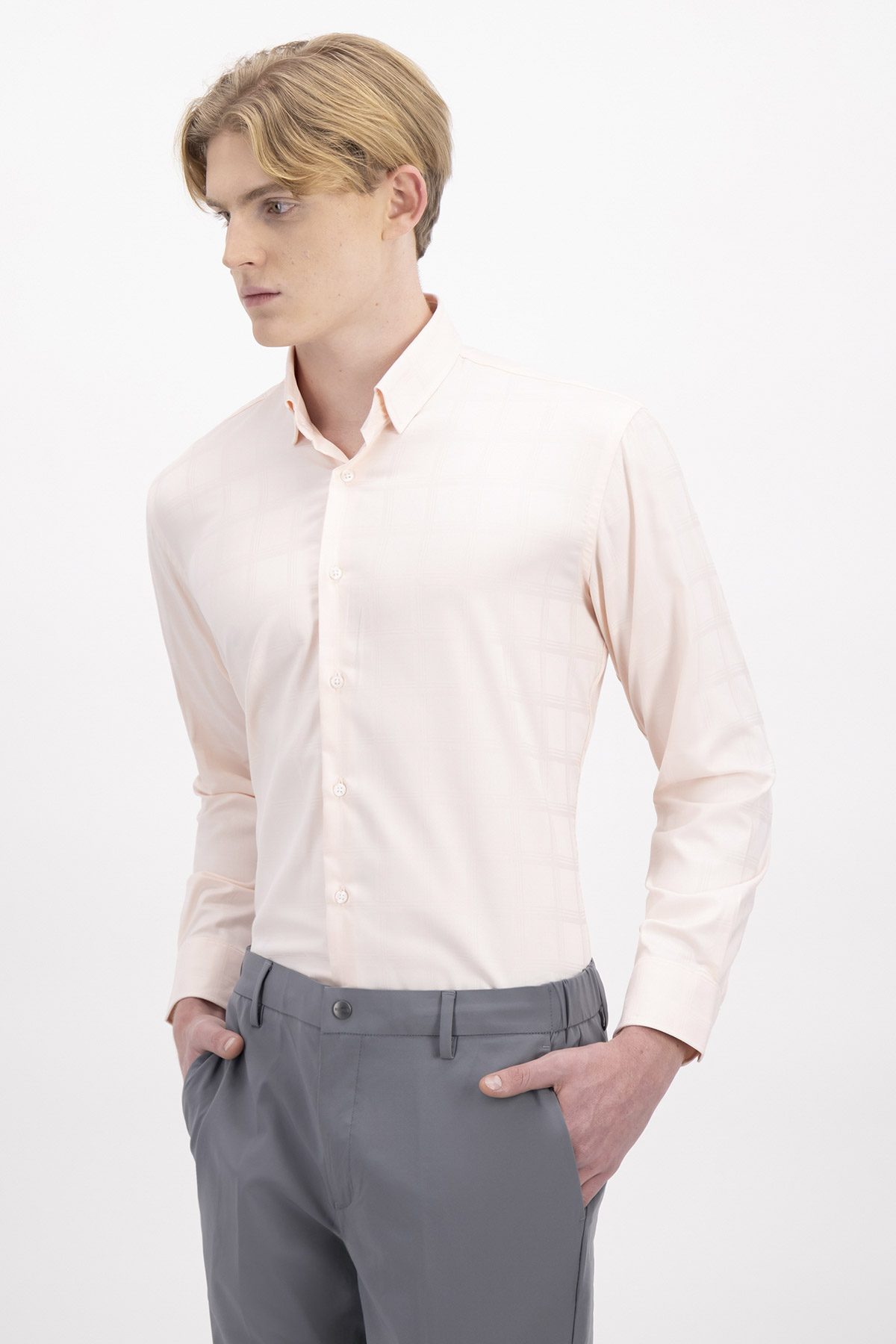 CAMISA FORMAL BAMBOO FIBER SLIM FIT LMENTAL image number 2