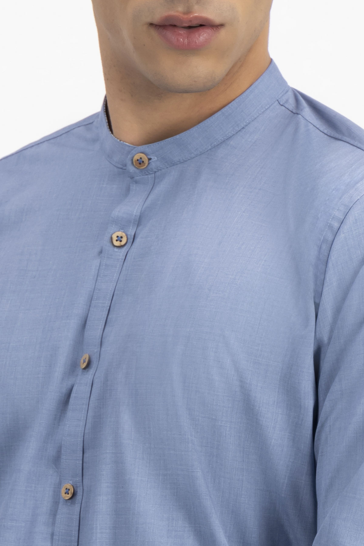 CAMISA CASUAL TLAOLLI SLIM FIT MENS FASHION image number 2