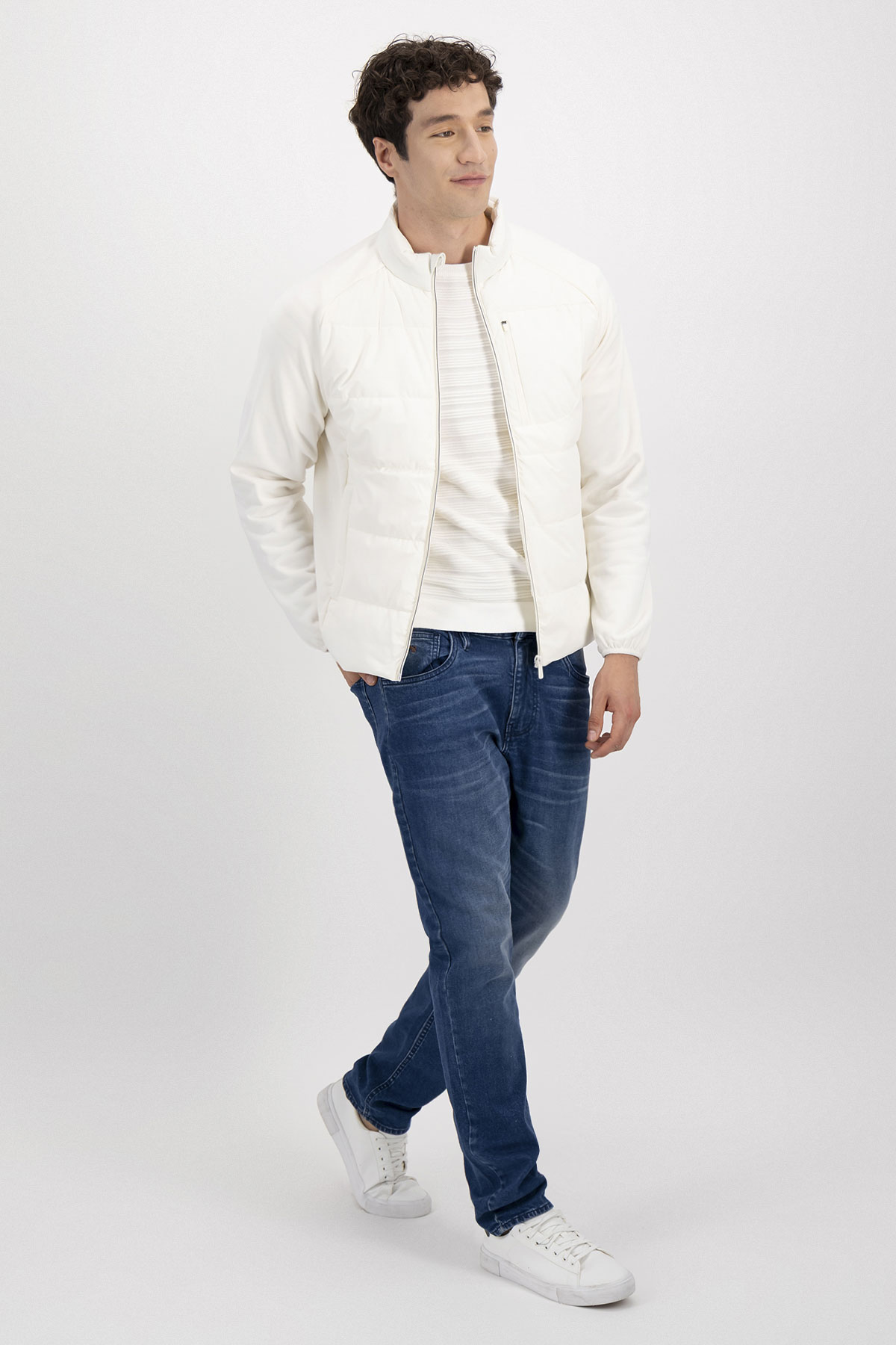Chamarra Puffer Técnica Slim