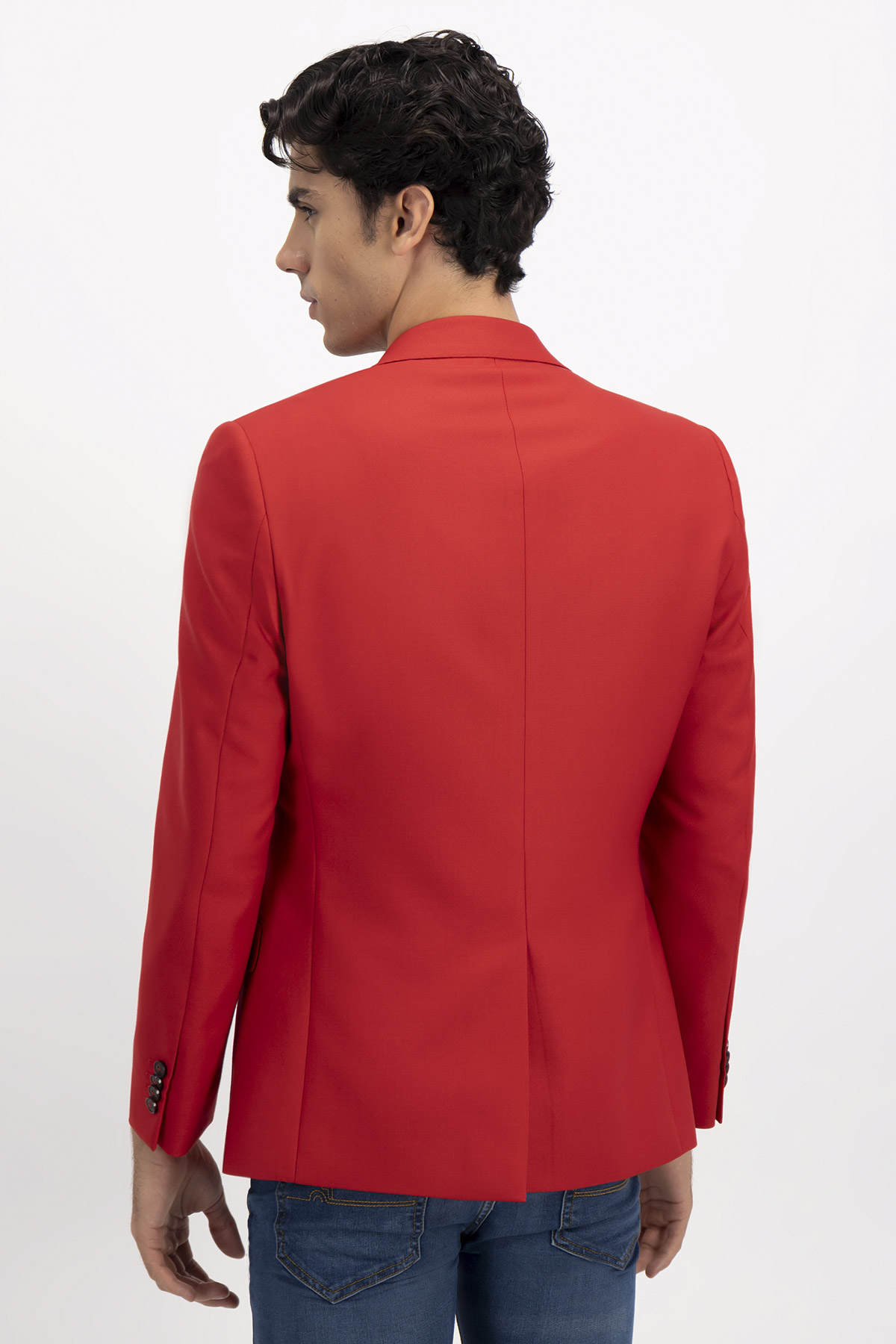 SACO CASUAL FRESCO DI LANA SLIM FIT LAMBERTI image number 1