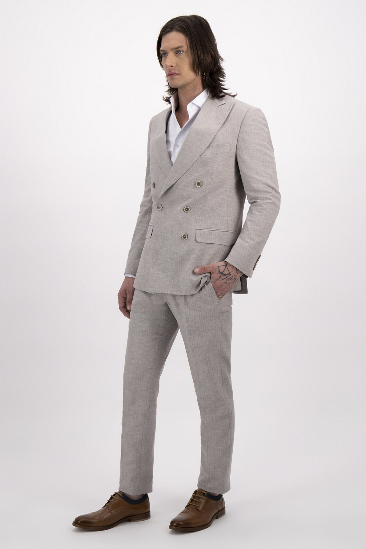 SACO SEPARATE SLIM FIT LMENTAL image number 2