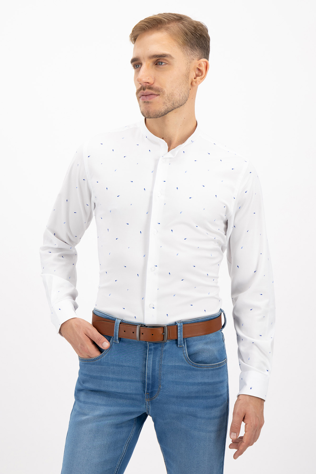 CAMISA VESTIR SKINNY FIT LMENTAL