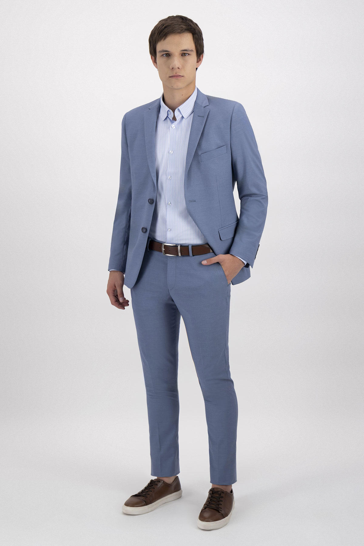 Pantalón Separate Formal Bamboo Skinny Fit Lmental