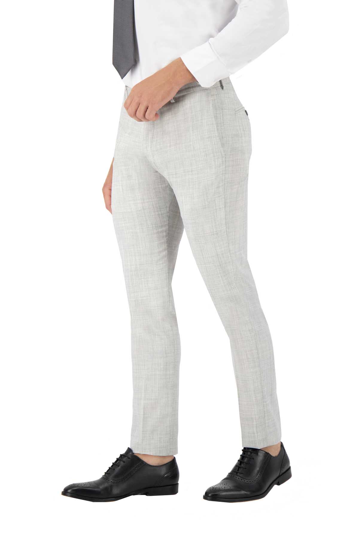 TRAJE GRIS SLIM FIT LAMBERTI image number 4