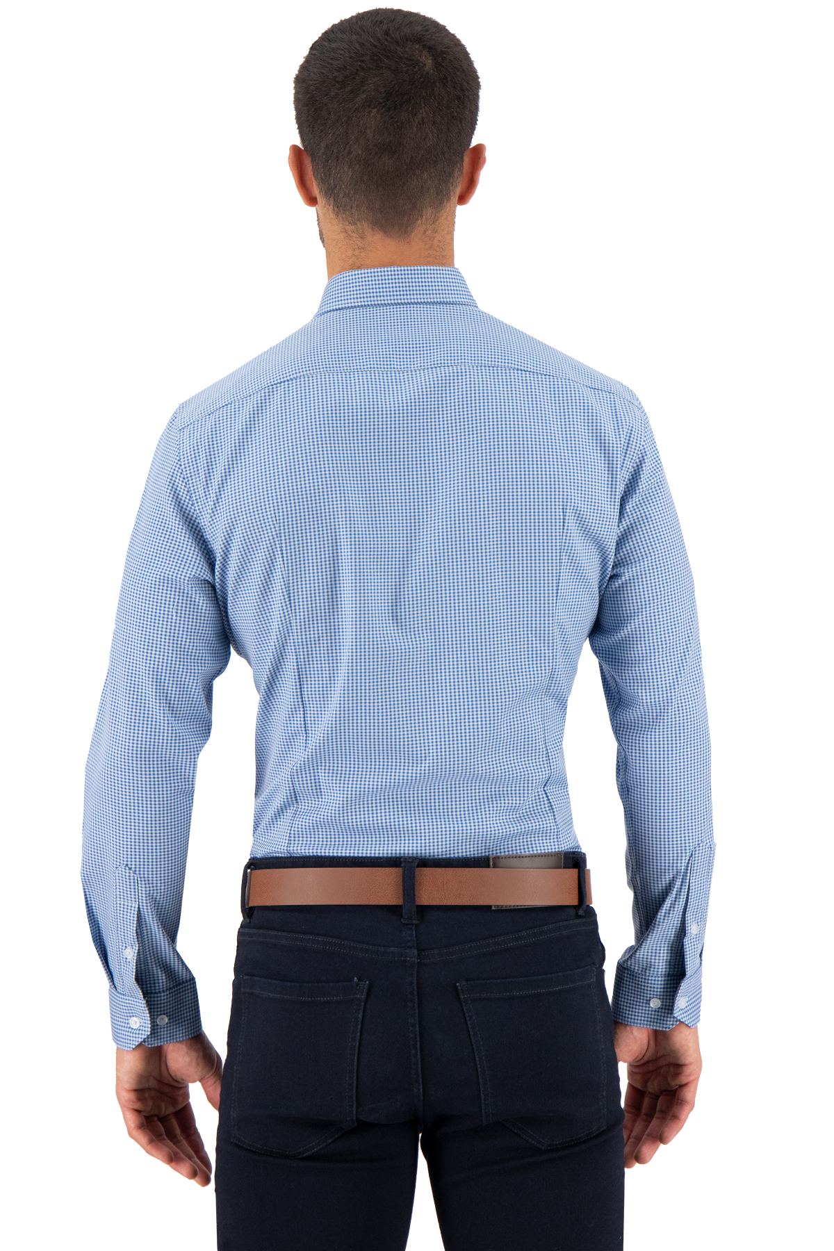 CAMISA VESTIR AZUL IMPERIAL SLIM FIT LMENTAL image number 2