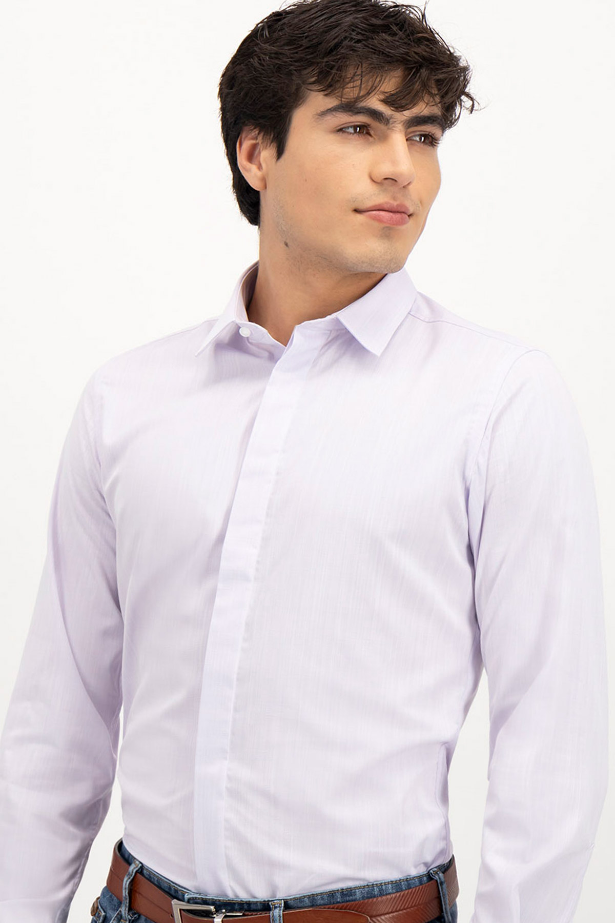 CAMISA FORMAL BAMBOO FIBER SKINNY FIT LMENTAL