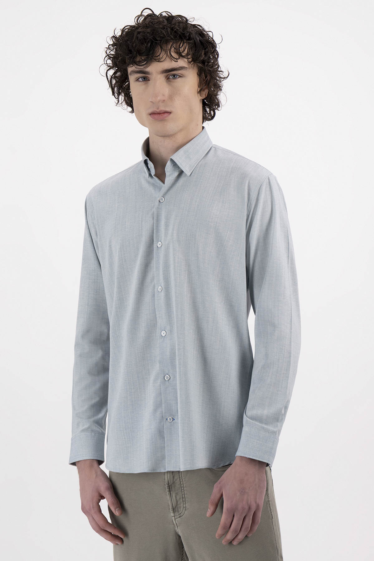 CAMISA FORMAL MILK TOUCH SLIM FIT LMENTAL