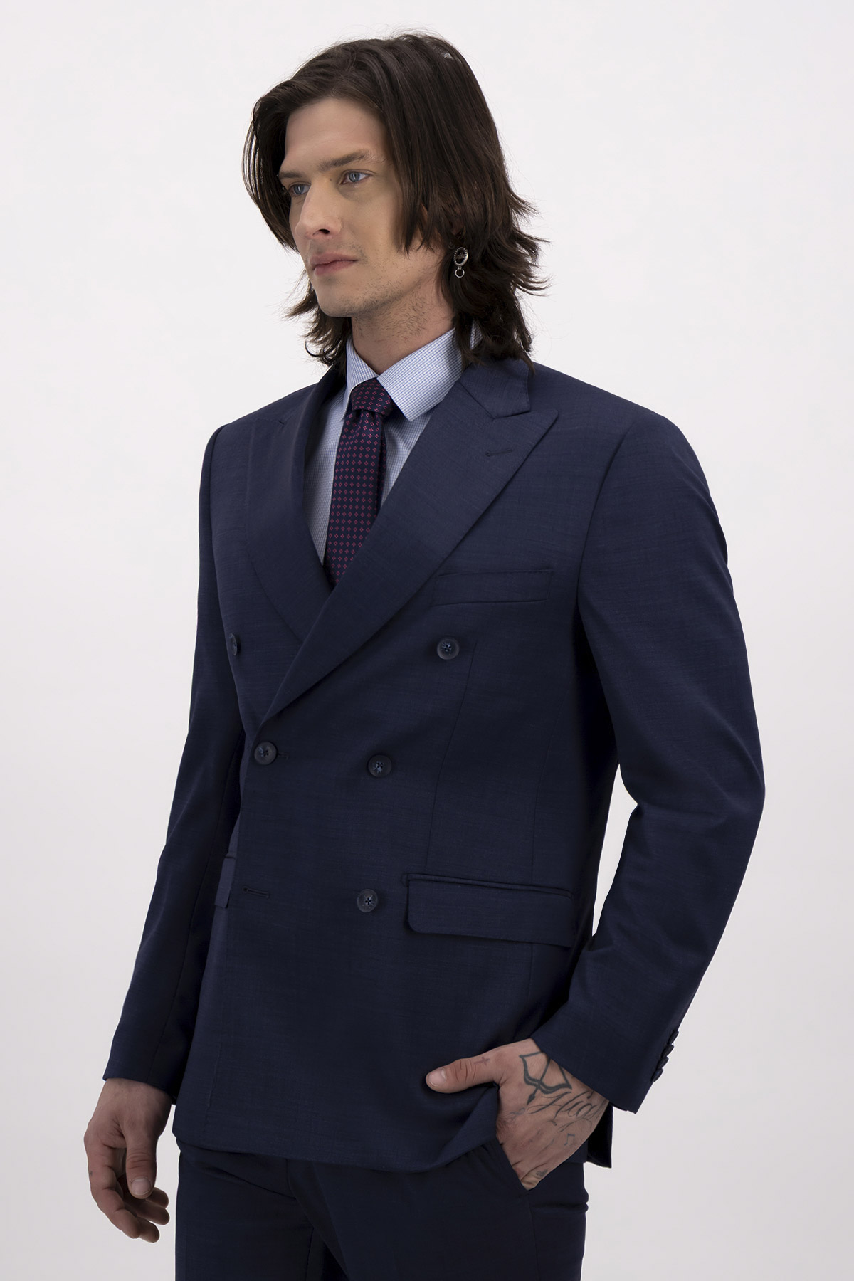 TRAJE FRESCO DI LANA SLIM FIT LAMBERTI