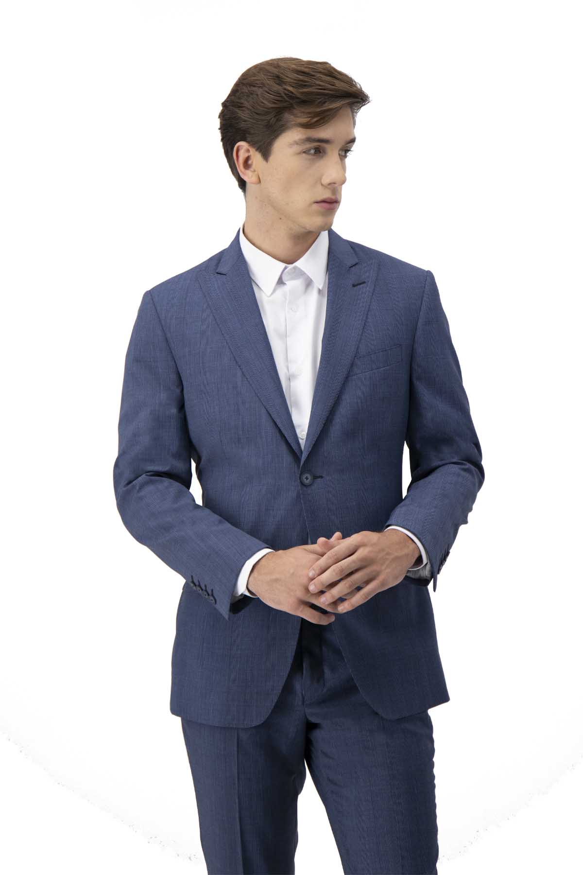TRAJE AZUL CONTEMPORANEO LAMBERTI image number 2