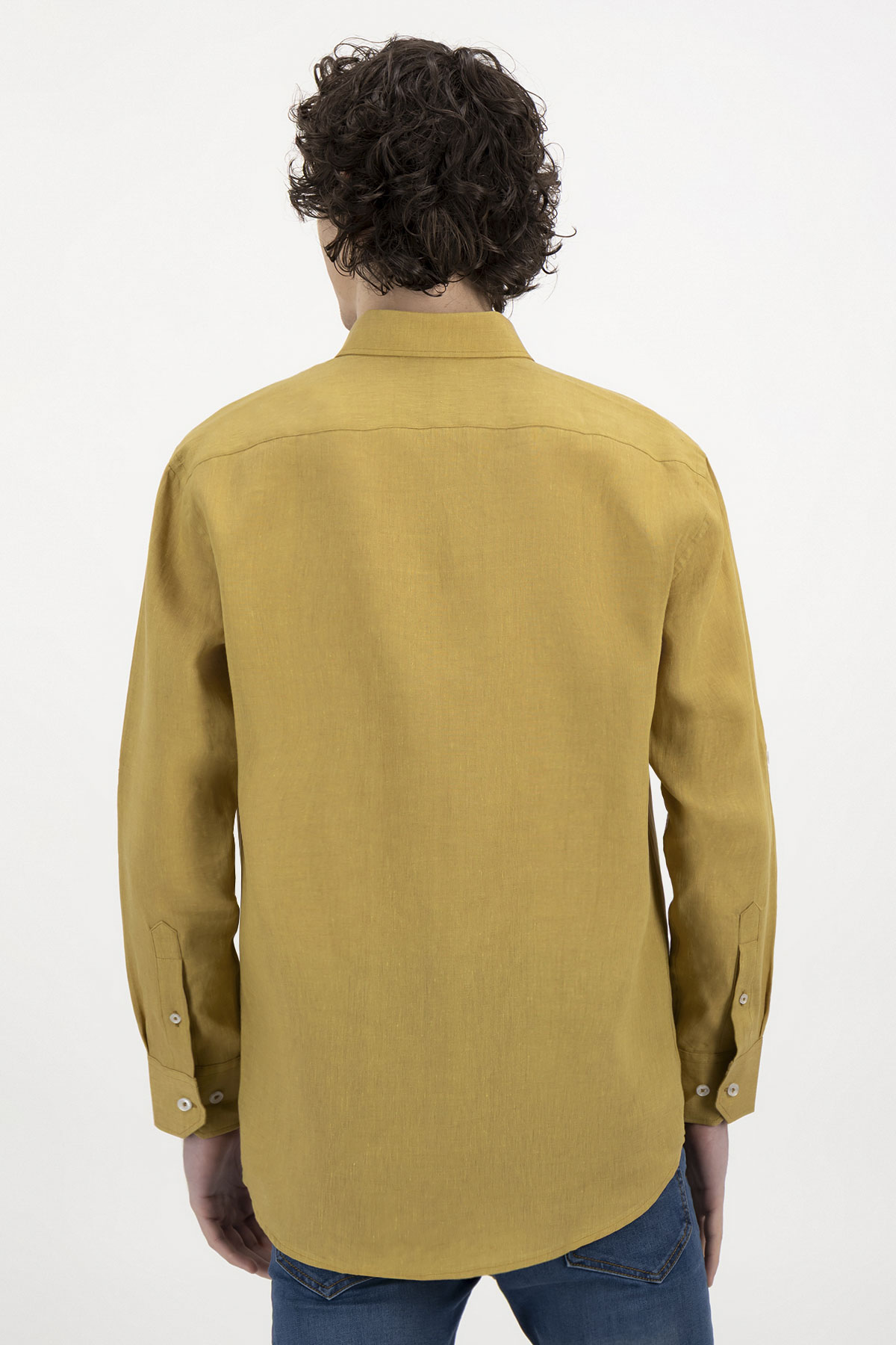 Camisa Casual Linen Contemporary Fit Lamberti image number 2