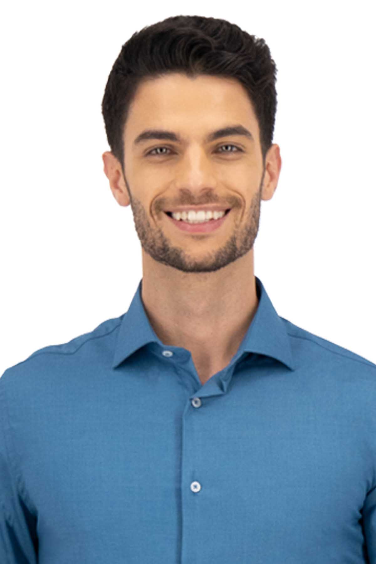 CAMISA VERDE SLIM FIT LMENTAL image number 1