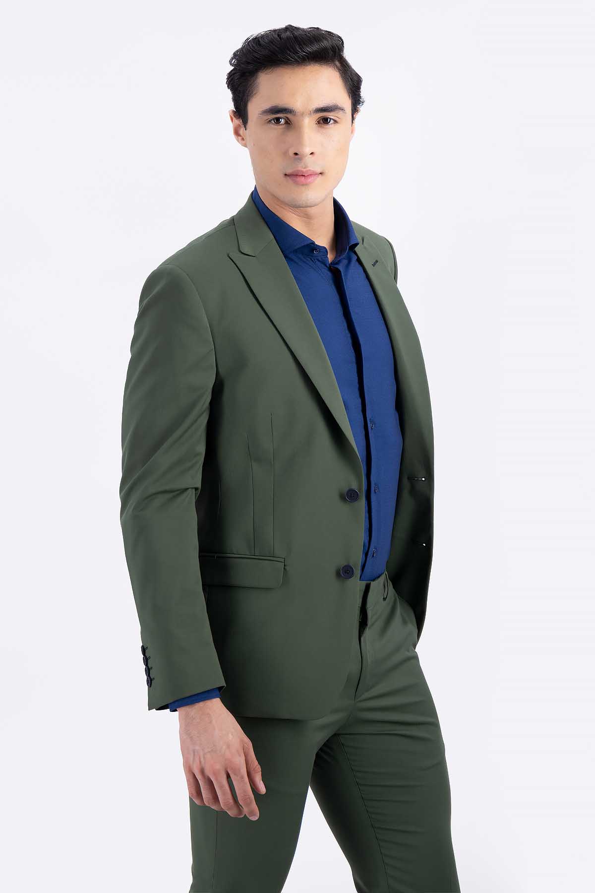 SACO SEPARATE BAMBOO FIBER SKINNY FIT LMENTAL image number 1