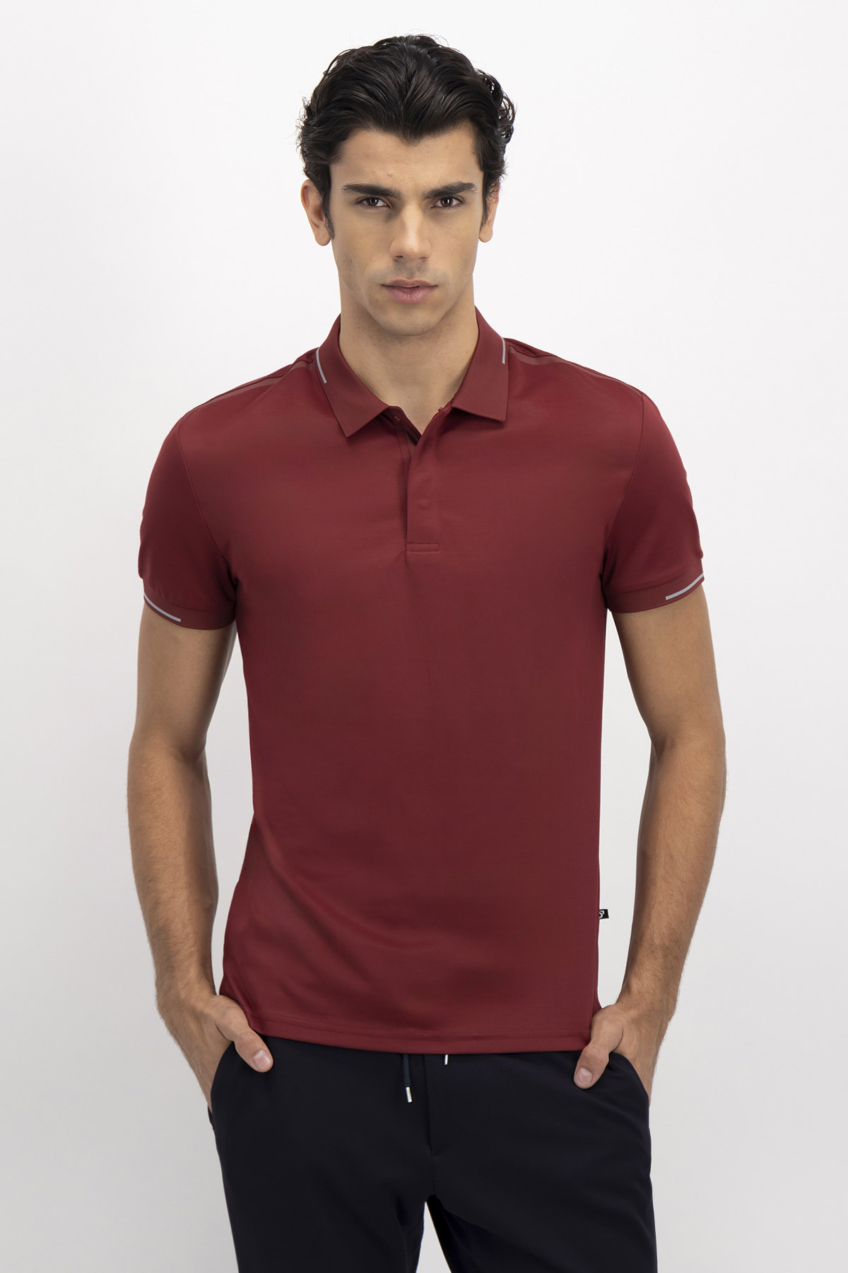 PLAYERA POLO MOVE SLIM FIT LMENTAL image number 0