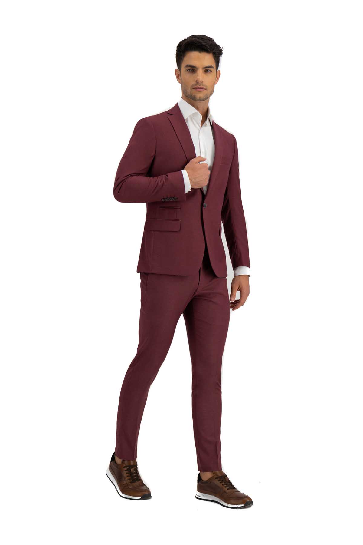 SACO VESTIR VINO SLIM FIT LMENTAL image number 4