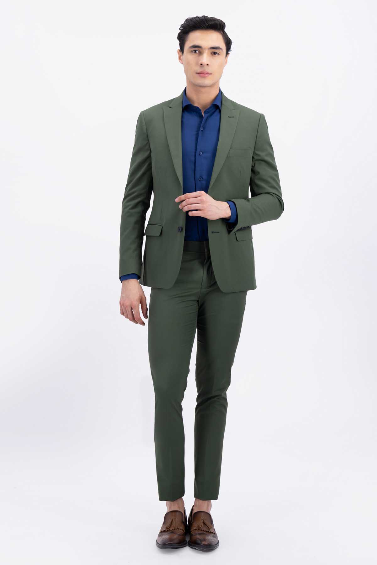 SACO SEPARATE BAMBOO FIBER SKINNY FIT LMENTAL image number 4