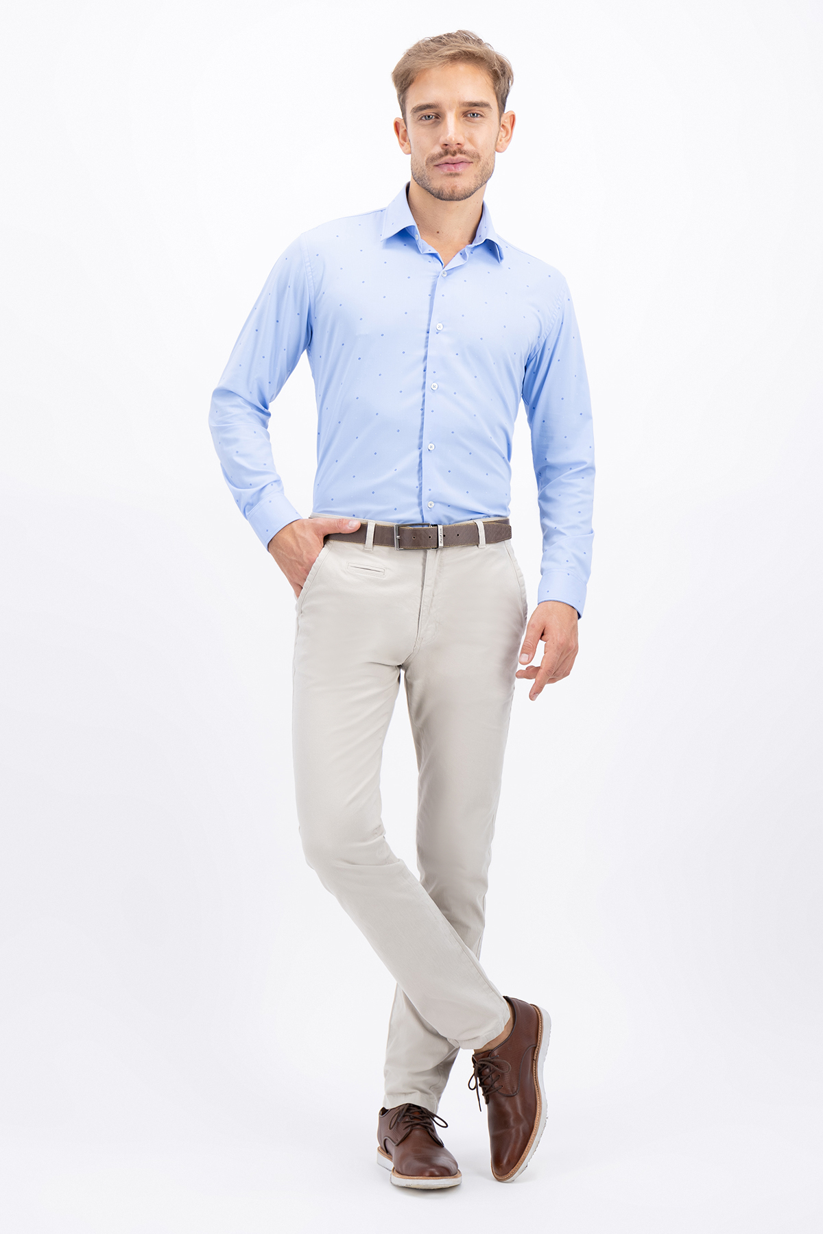 CAMISA VESTIR BAMBOO FIBER SLIM FIT LMENTAL