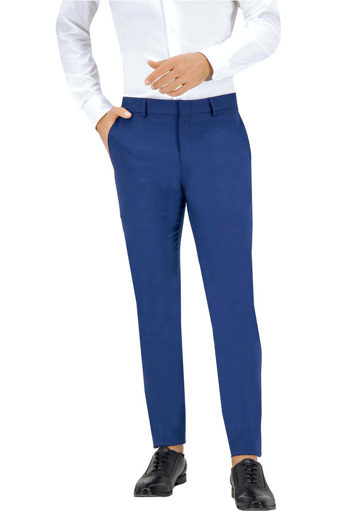 SMOKING AZUL MARINO SLIM FIT LMENTAL image number 4