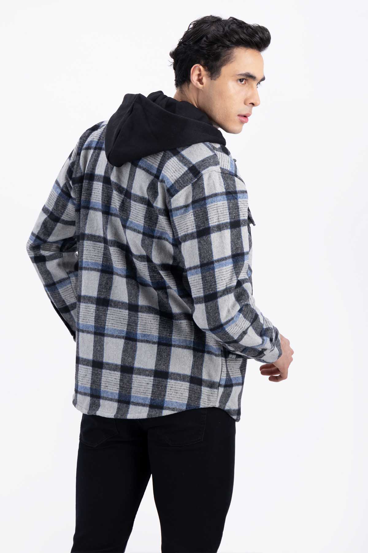 SOBRECAMISA GRIS ACERO SLIM FIT LMENTAL image number 2