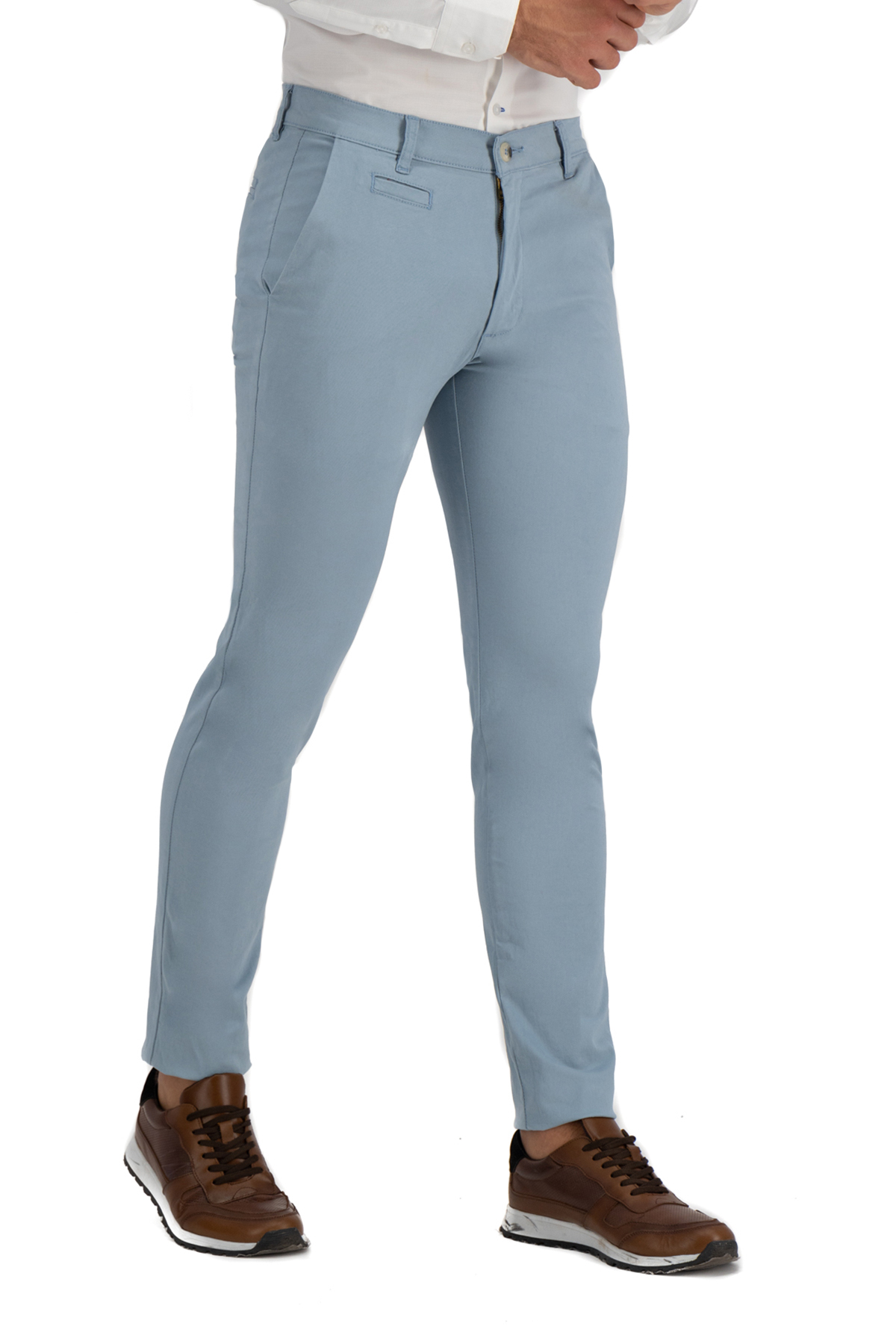 PANTALON SPORT AZUL CLARO SLIM FIT LMENTAL image number 1