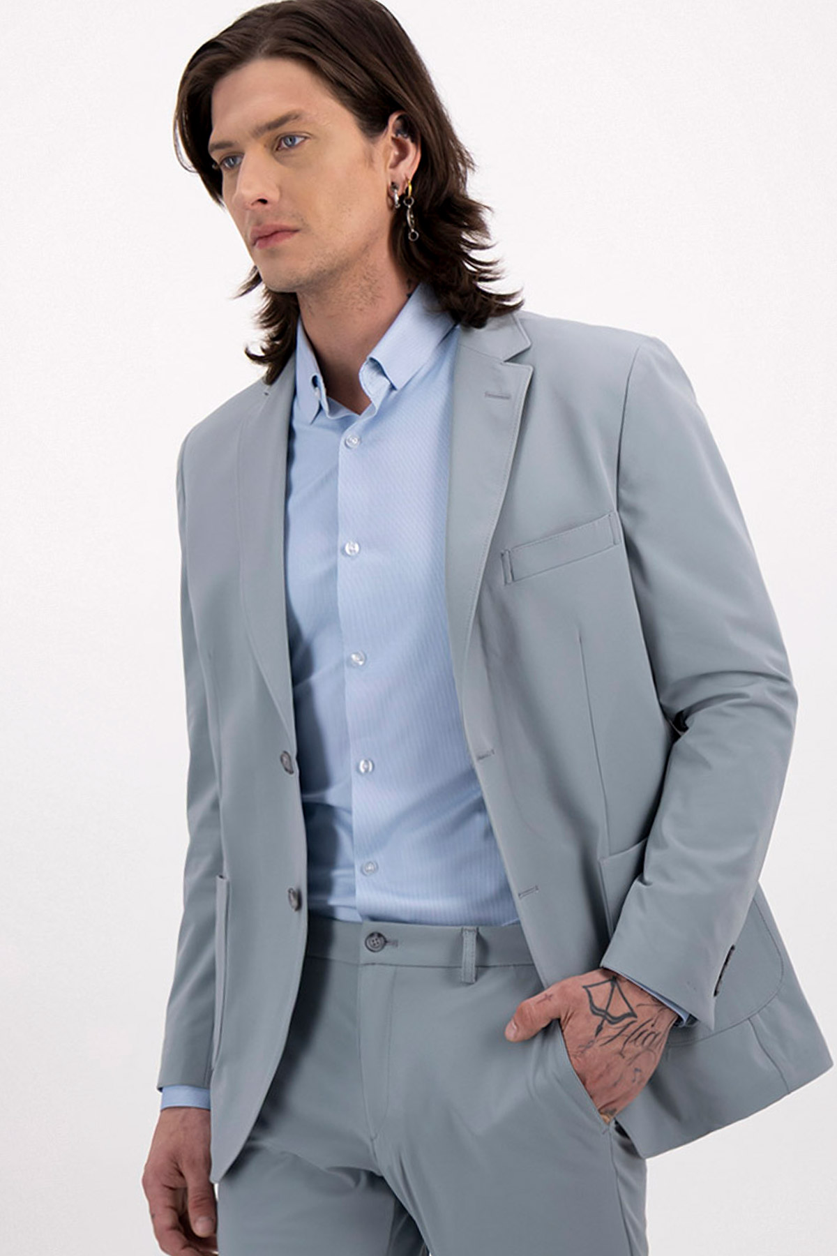SACO SEPARATE SLIM FIT LMENTAL image number 2