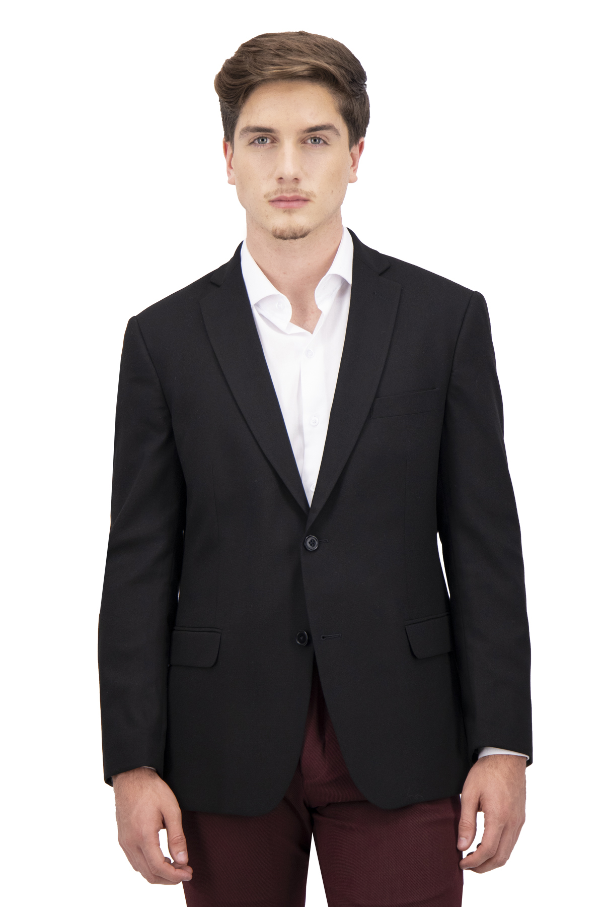 SACO SEPARATE NEGRO SLIM FIT LMENTAL image number 0
