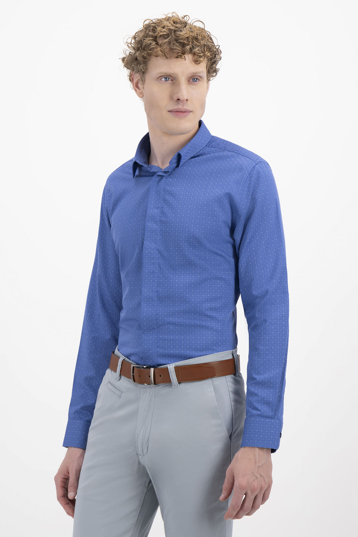 CAMISA FORMAL BAMBOO FIBER SKINNY FIT LMENTAL