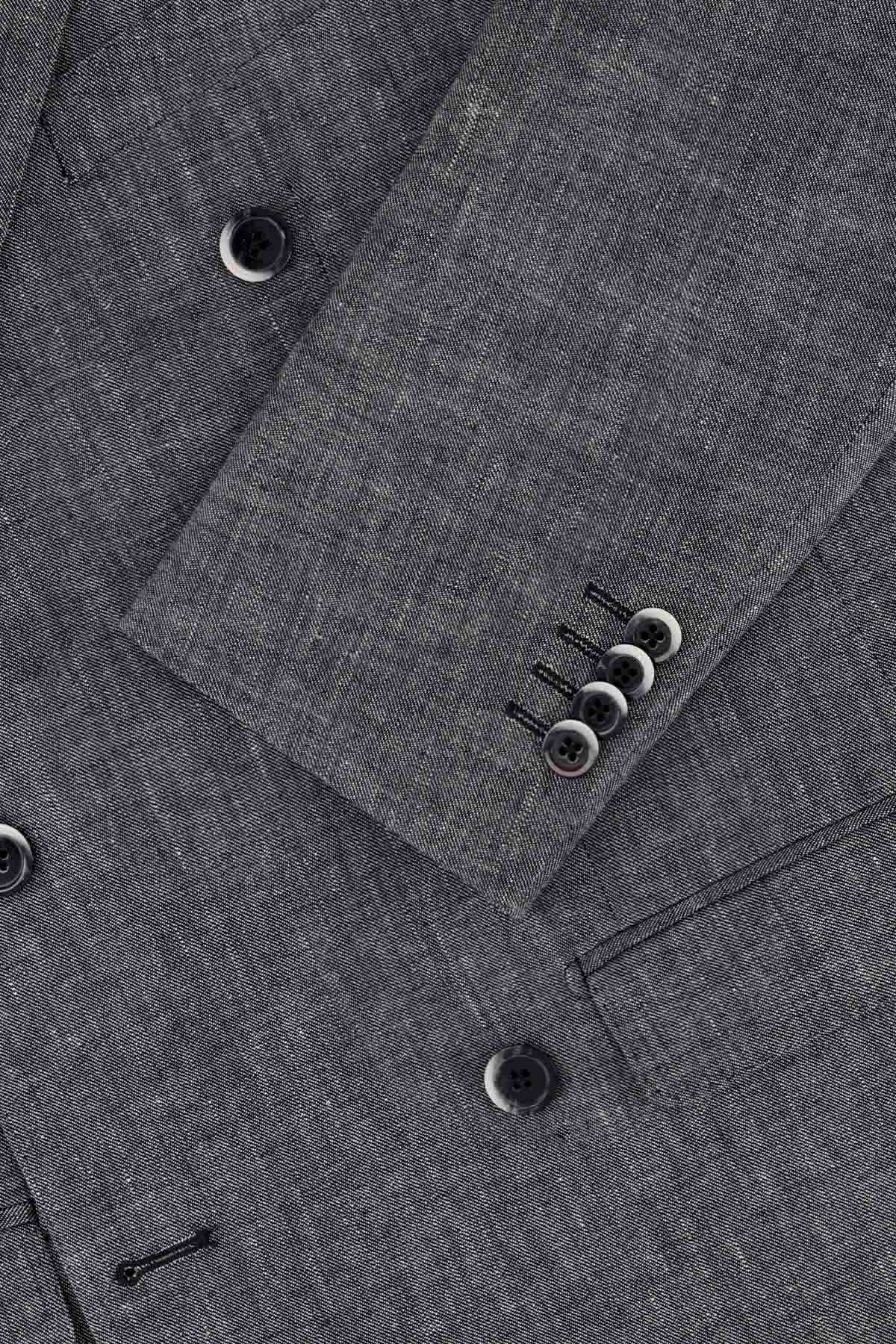 SACO CRUZADO LINEN SLIM FIT LAMBERTI image number 3
