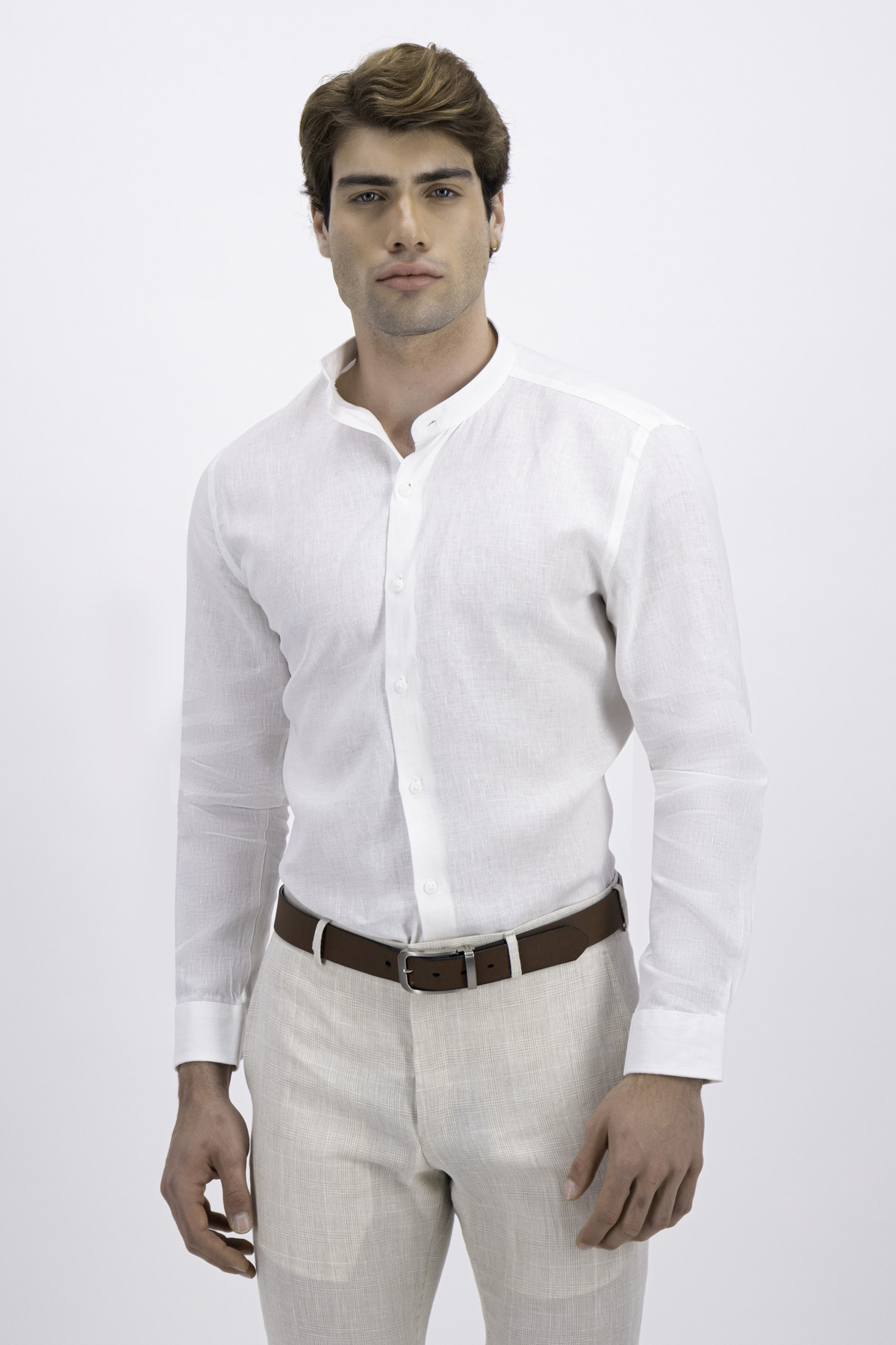 CAMISA BLANCA SLIM FIT LMENTAL image number 1