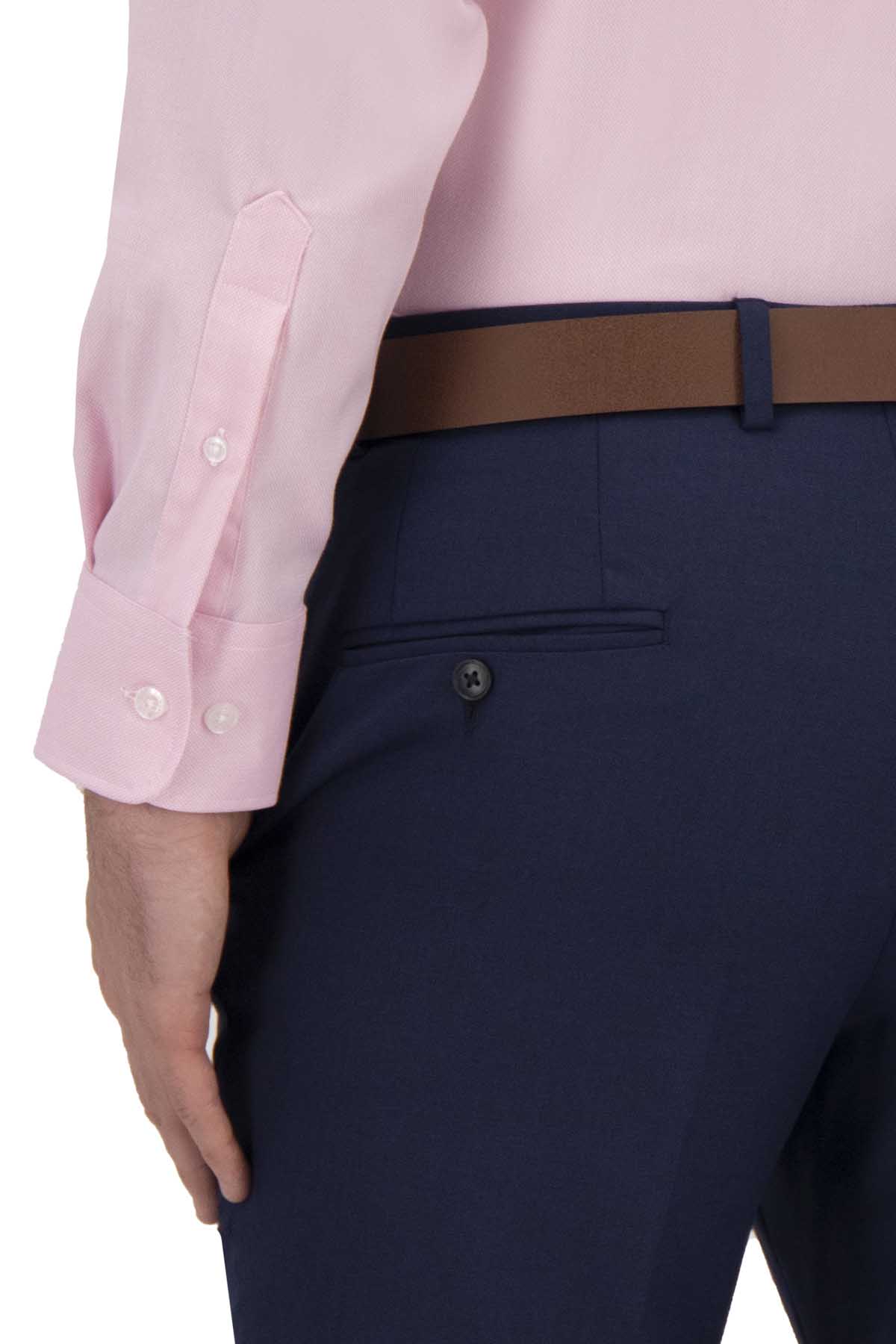 CAMISA VESTIR ROSA PASTEL CONTEMPORARY FIT LAMBERTI image number 3