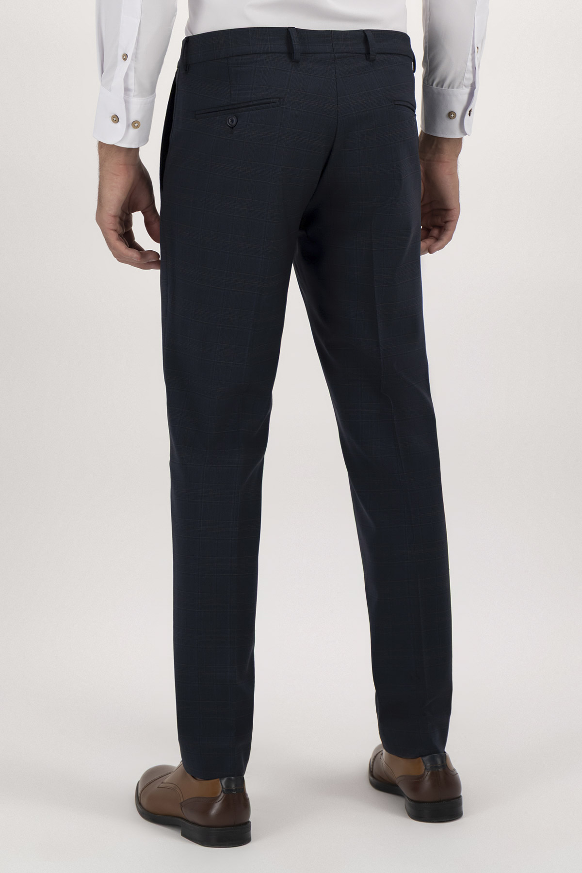 Traje Fresco Di Lana Slim Fit Lamberti image number 4