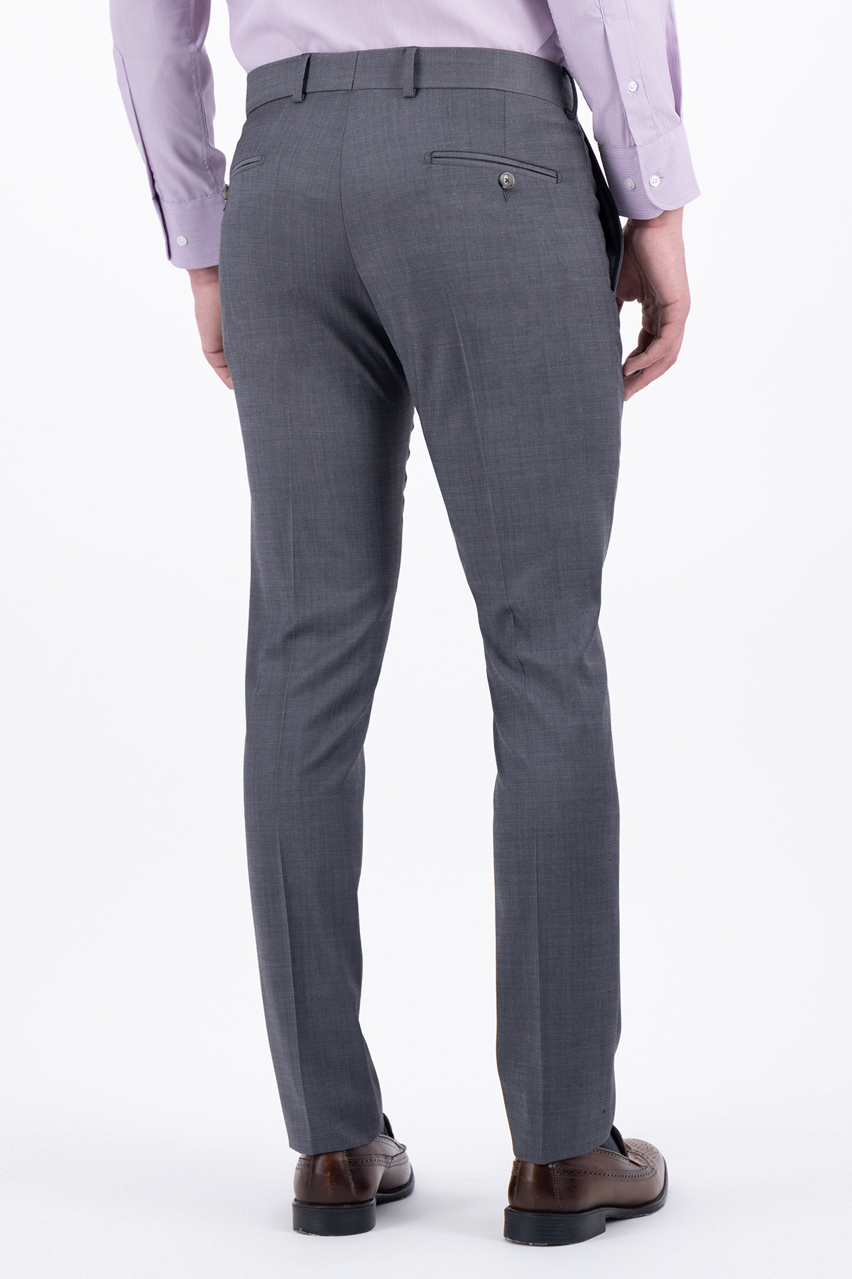 TRAJE COLOR GRIS SLIM FIT LAMBERTI image number 4