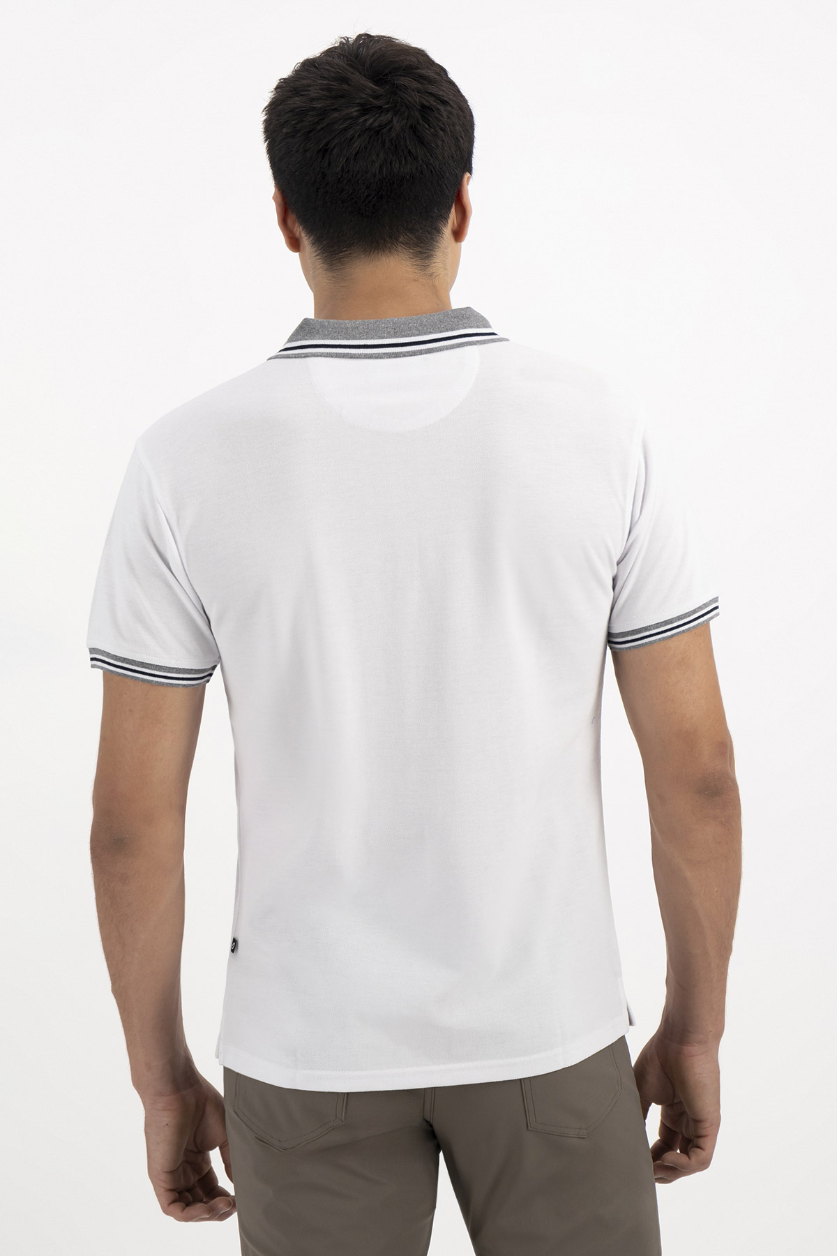 PLAYERA TIPO POLO CASUAL SLIM FIT LMENTAL image number 1