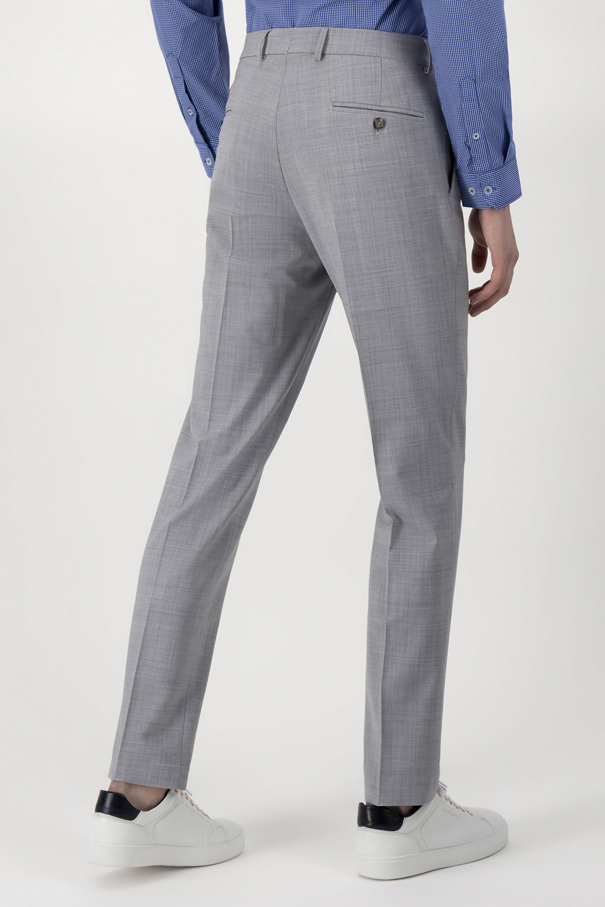 Traje Fresco Di Lana Slim Fit Lamberti image number 4