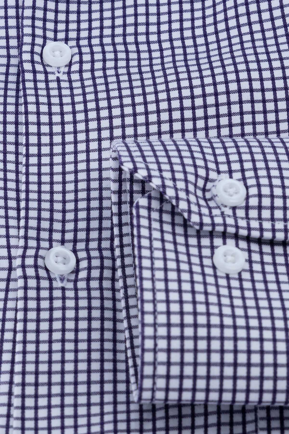 CAMISA VESTIR MORADA CONTEMPORARY FIT SONNETI UO image number 3