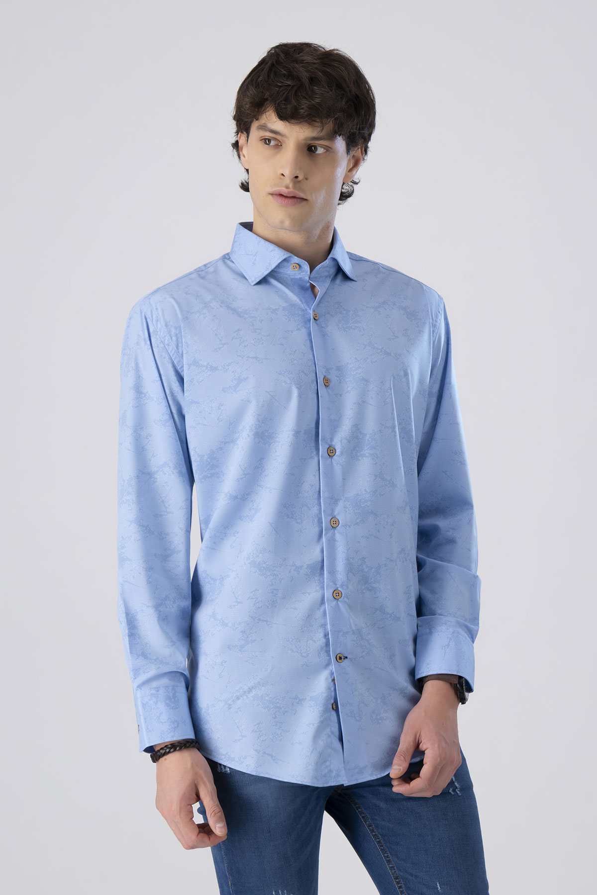 Camisa Formal Tlaolli Contemporary Fit Lamberti image number 4