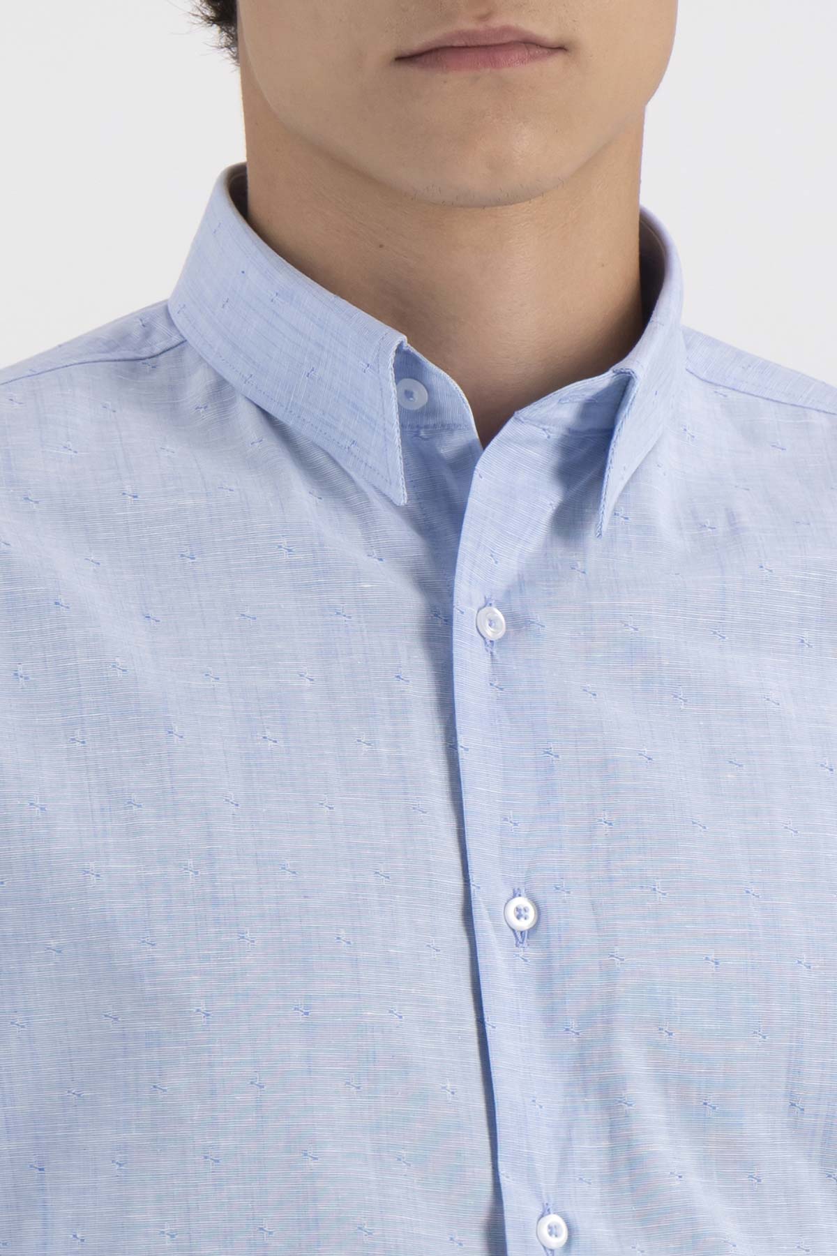 Camisa Formal Linen Slim Fit image number 2