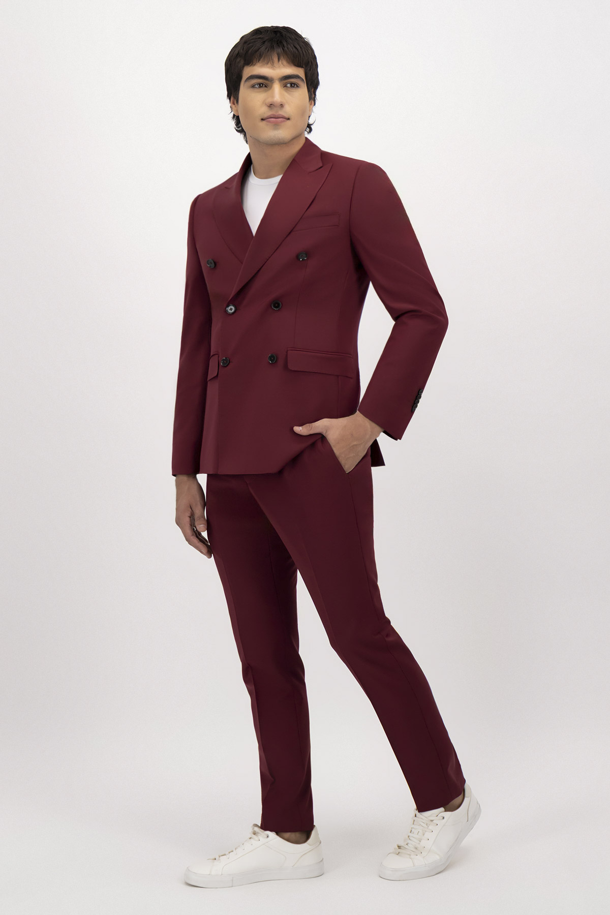 Traje Fresco Di Lana Slim Fit
