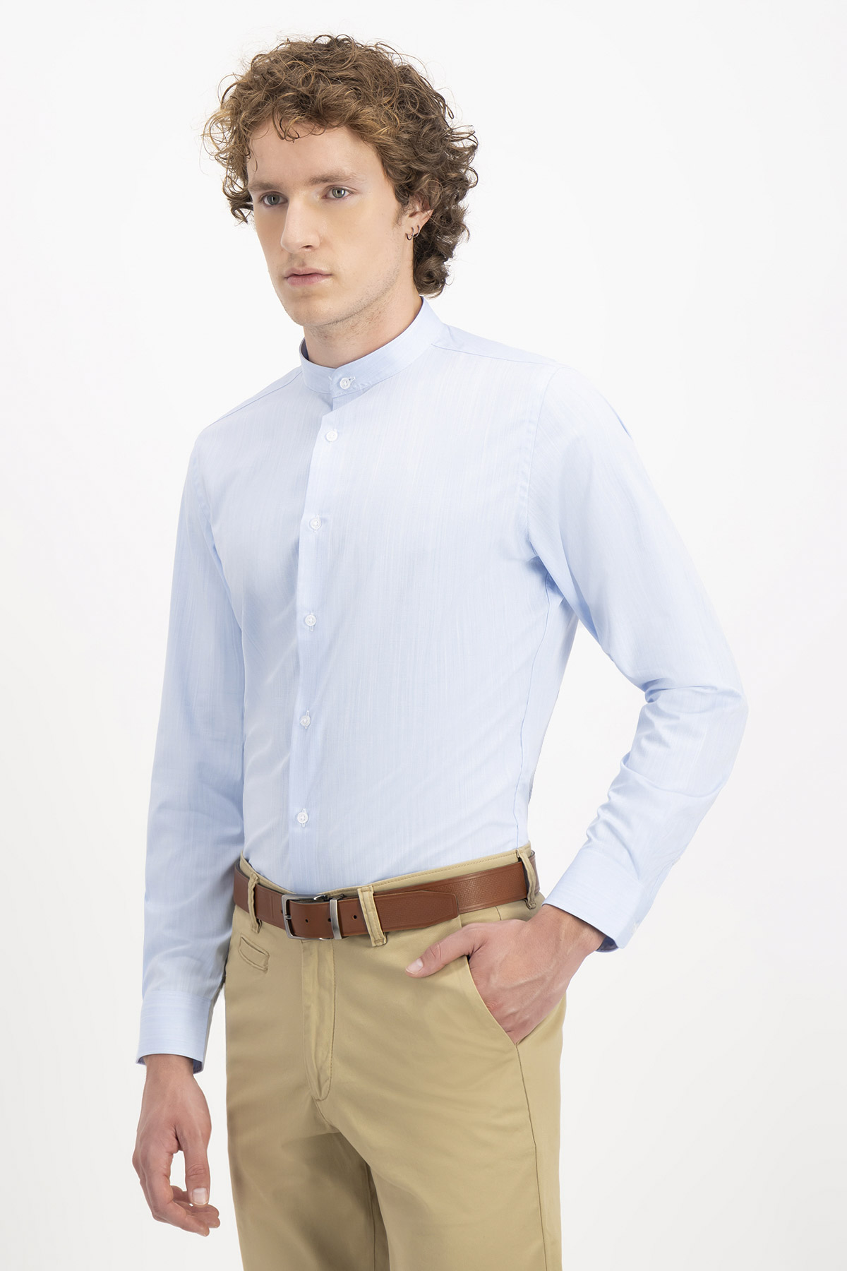CAMISA FORMAL BAMBOO FIBER SKINNY FIT LMENTAL