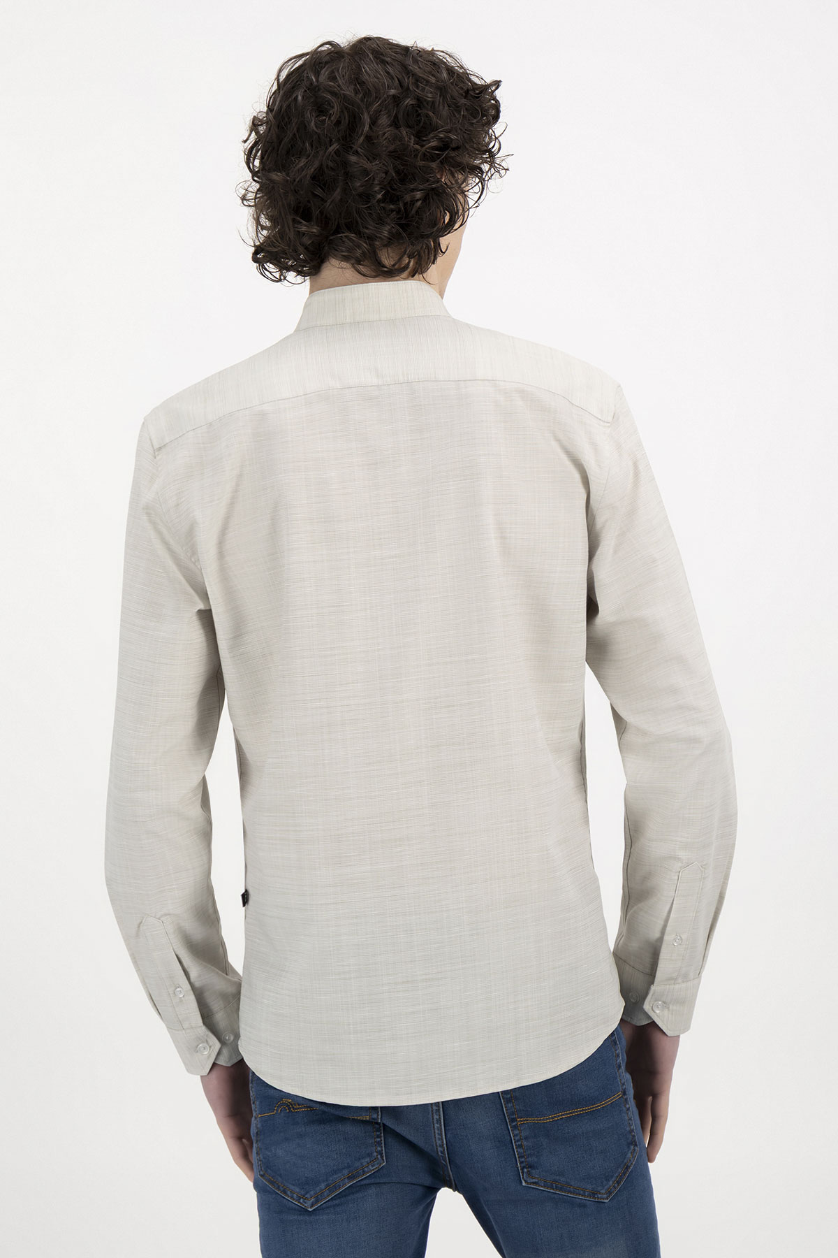 Camisa Casual Bamboo Fiber Slim Fit Lmental