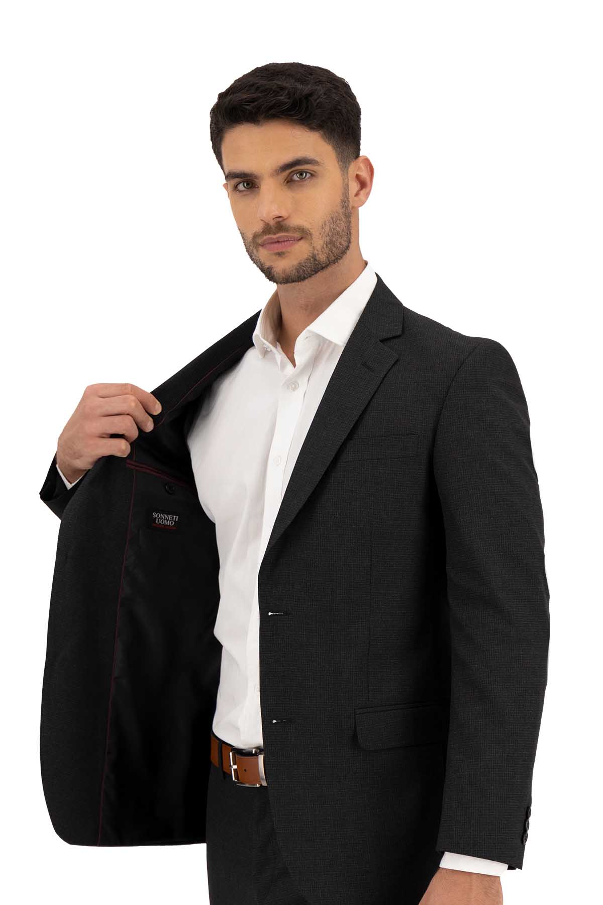TRAJE NEGRO SLIM FIT SONNETI UO image number 2