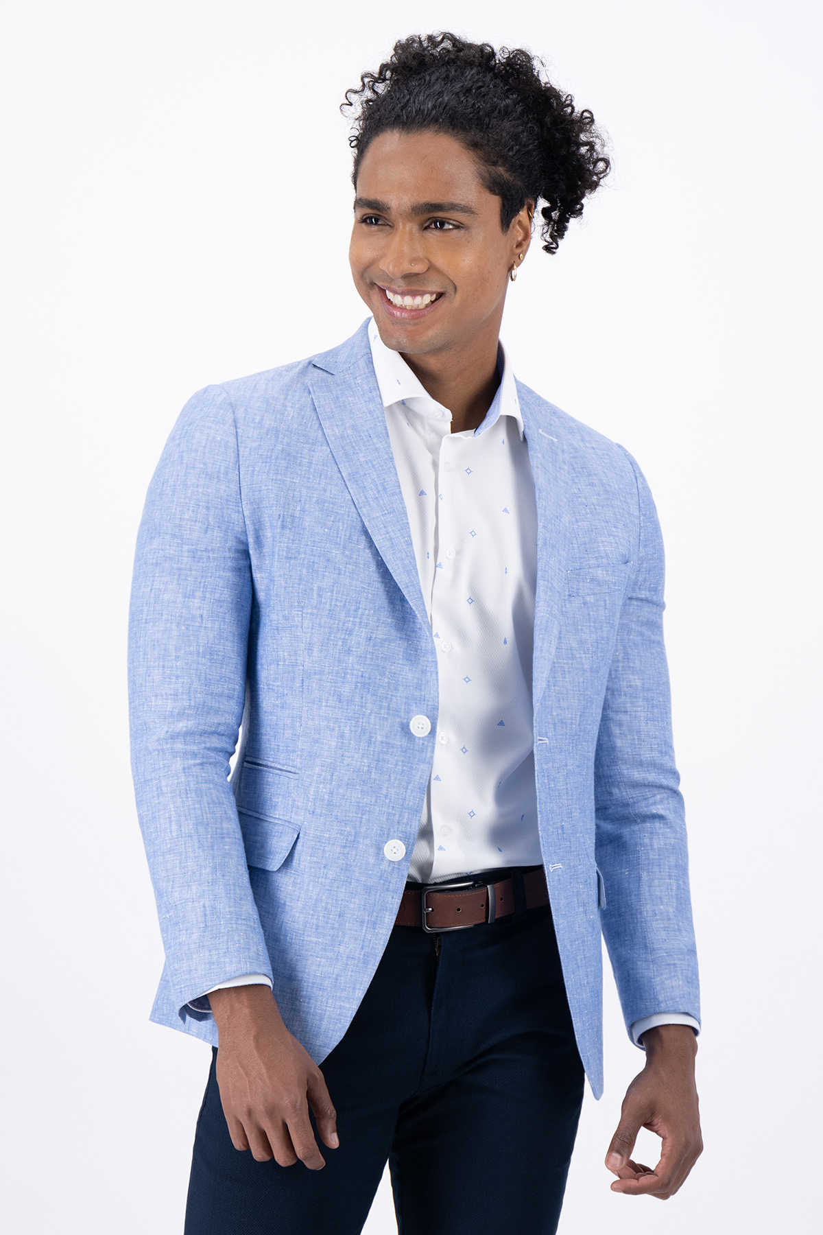SACO SEPARATE AZUL CLARO SLIM FIT LMENTAL image number 1