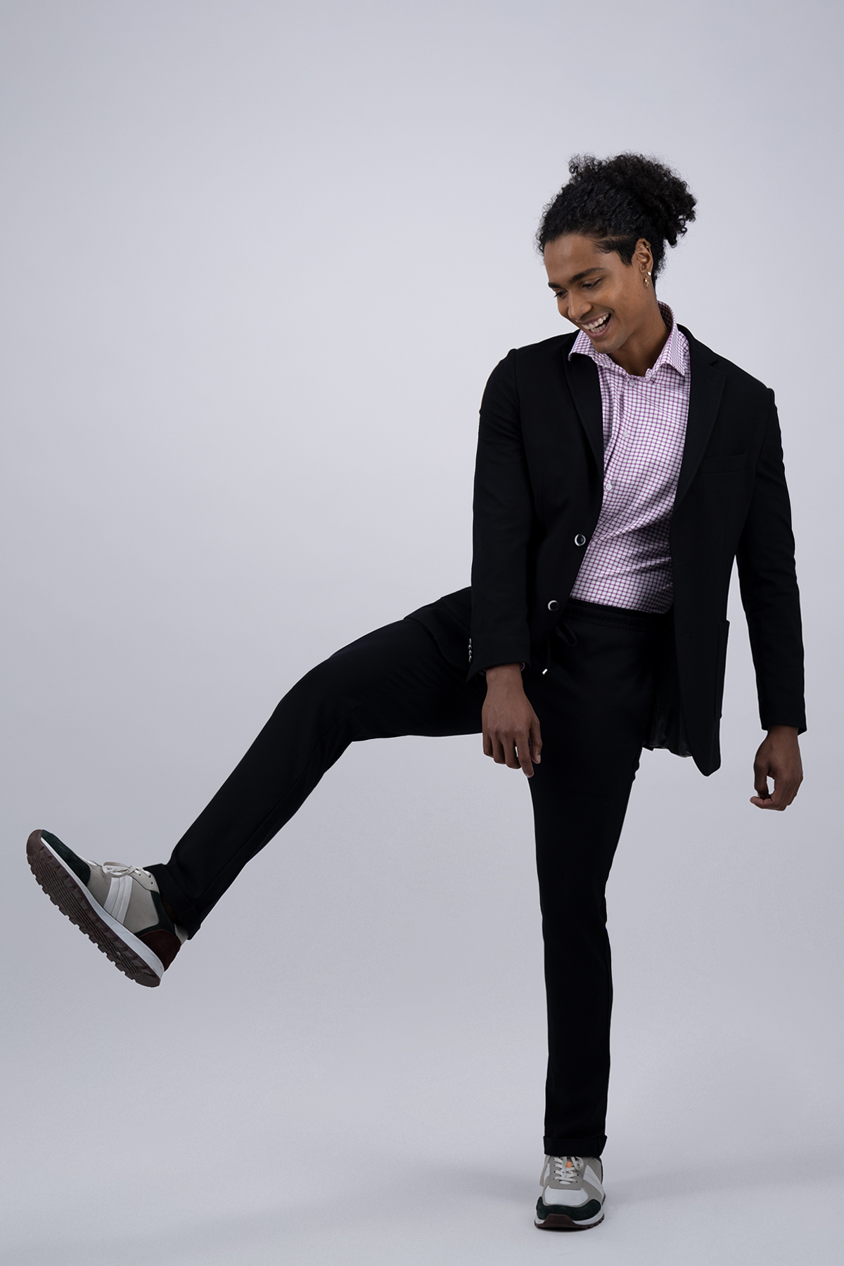 SACO SEPARATE NEGRO SLIM FIT LMENTAL image number 1