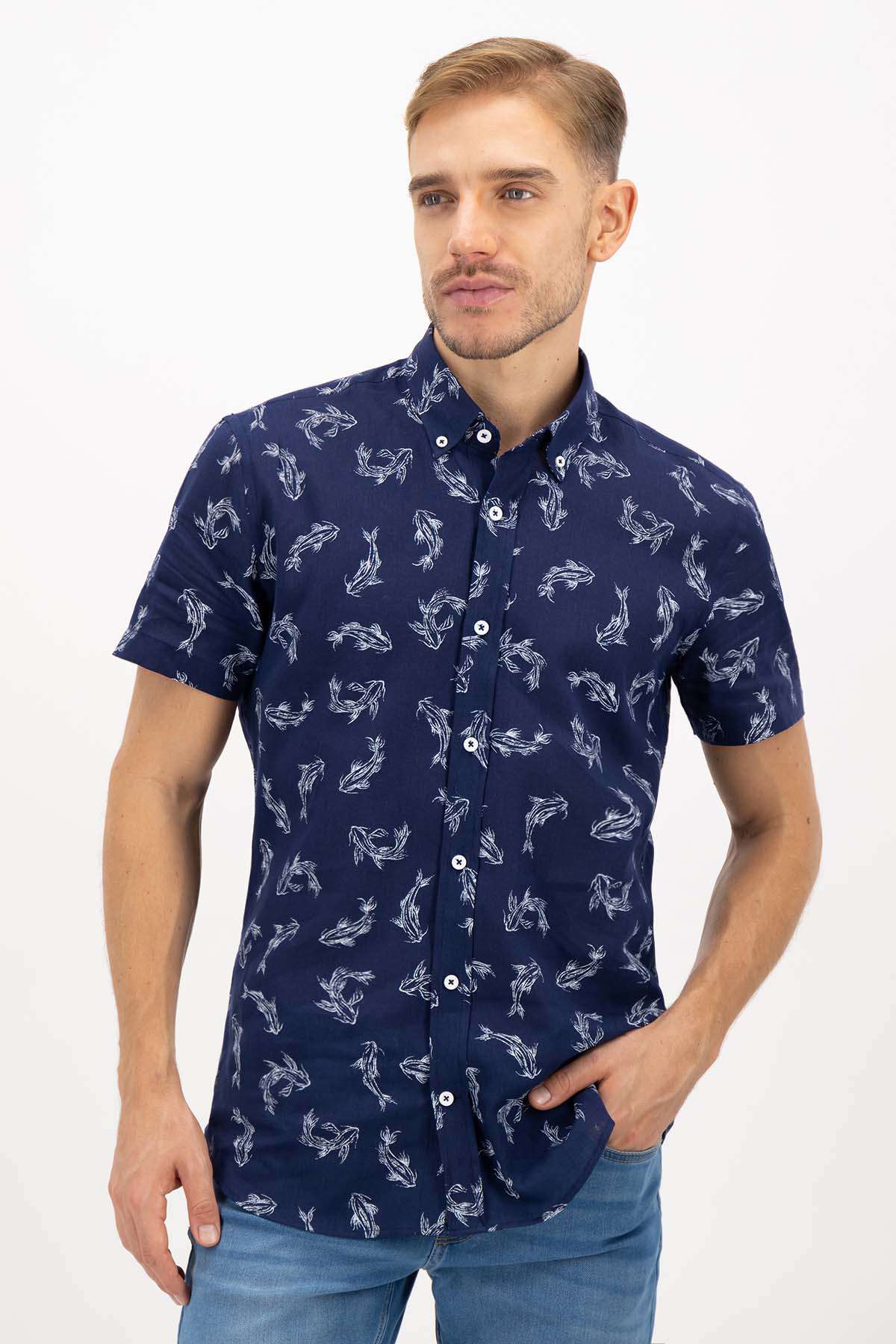 CAMISA CASUAL SLIM FIT LMENTAL image number 1