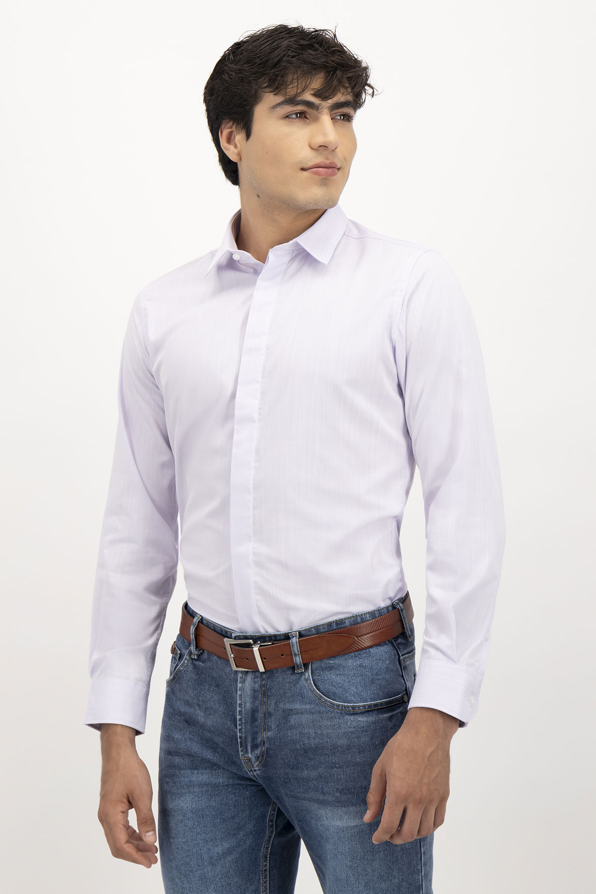 CAMISA FORMAL BAMBOO FIBER SKINNY FIT LMENTAL