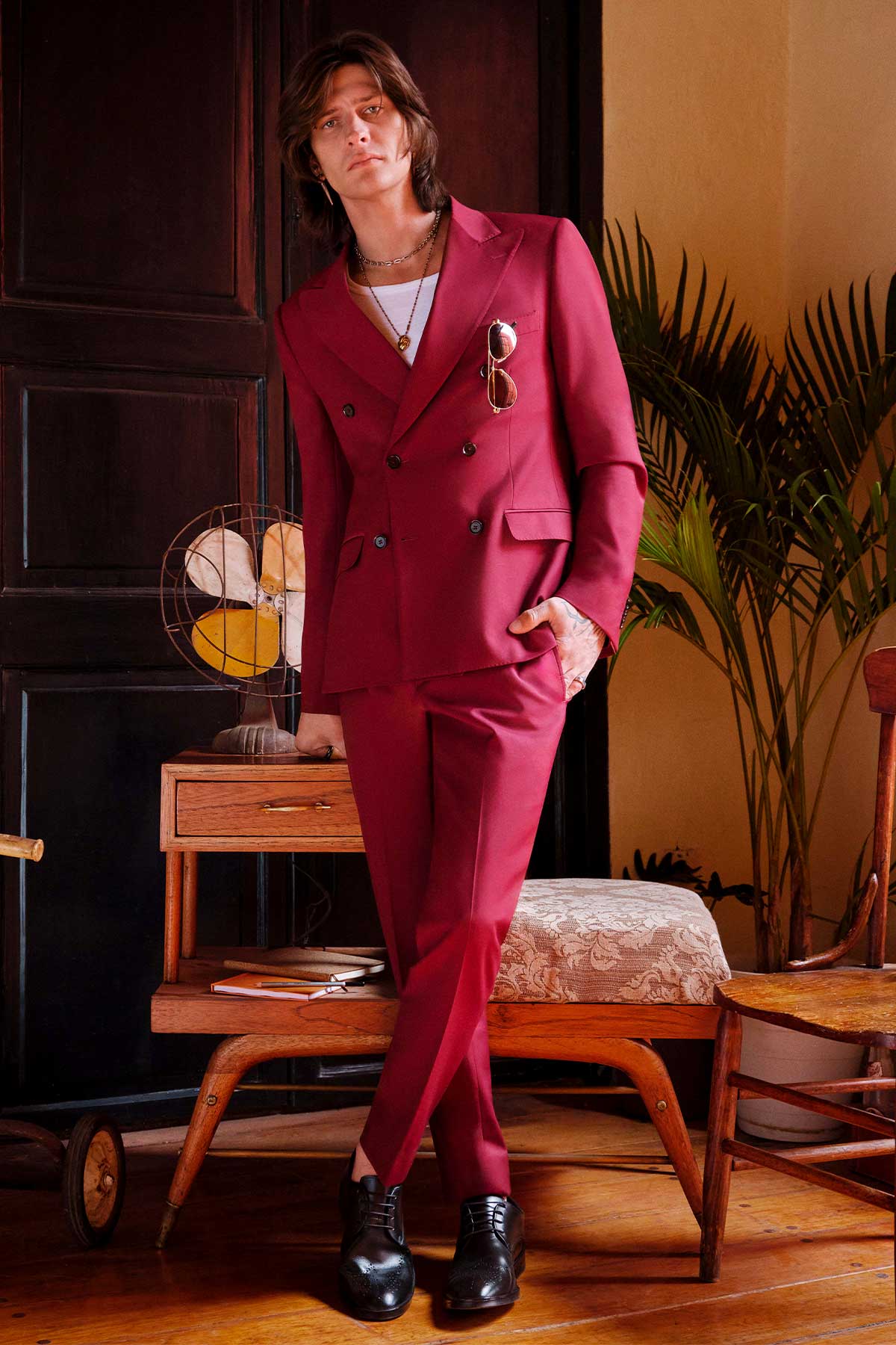 Traje Fresco Di Lana Slim Fit