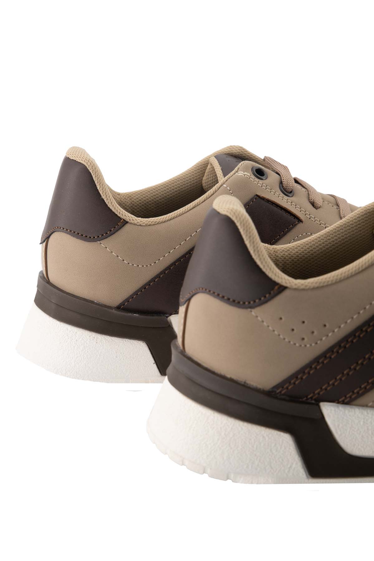 TENIS BEIGE MENS FASHION image number 3