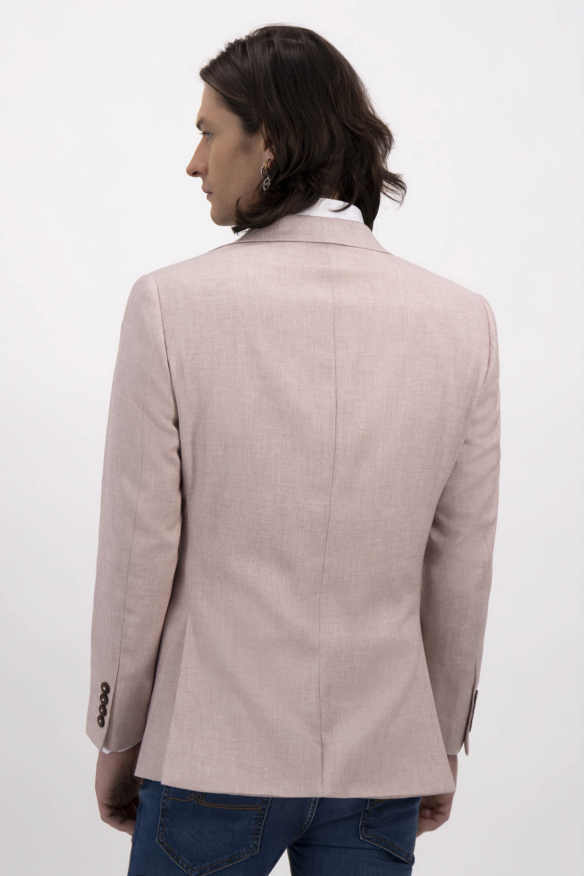 Saco formal slim fit lmental