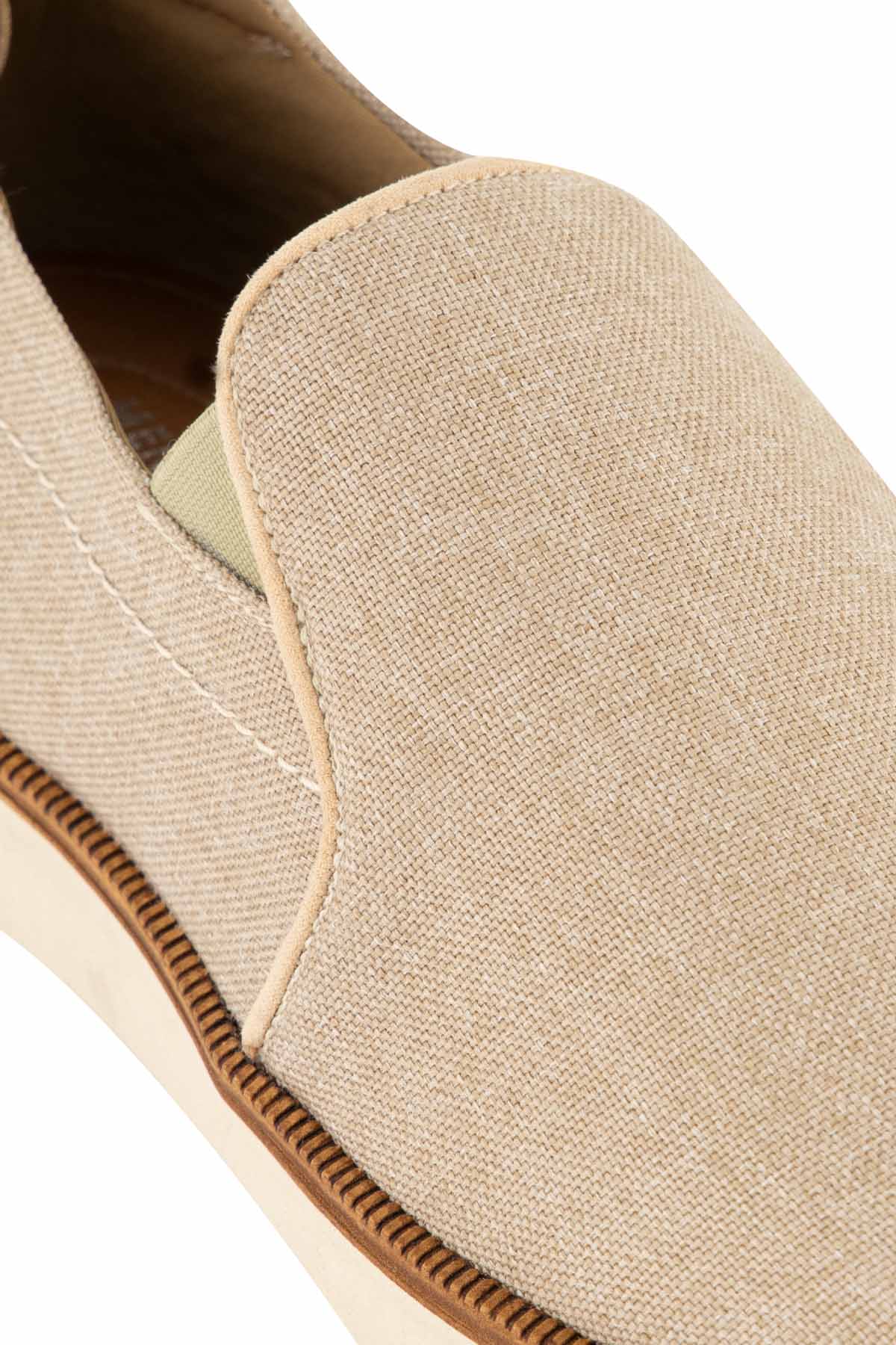 TENIS BEIGE MENS FASHION image number 4